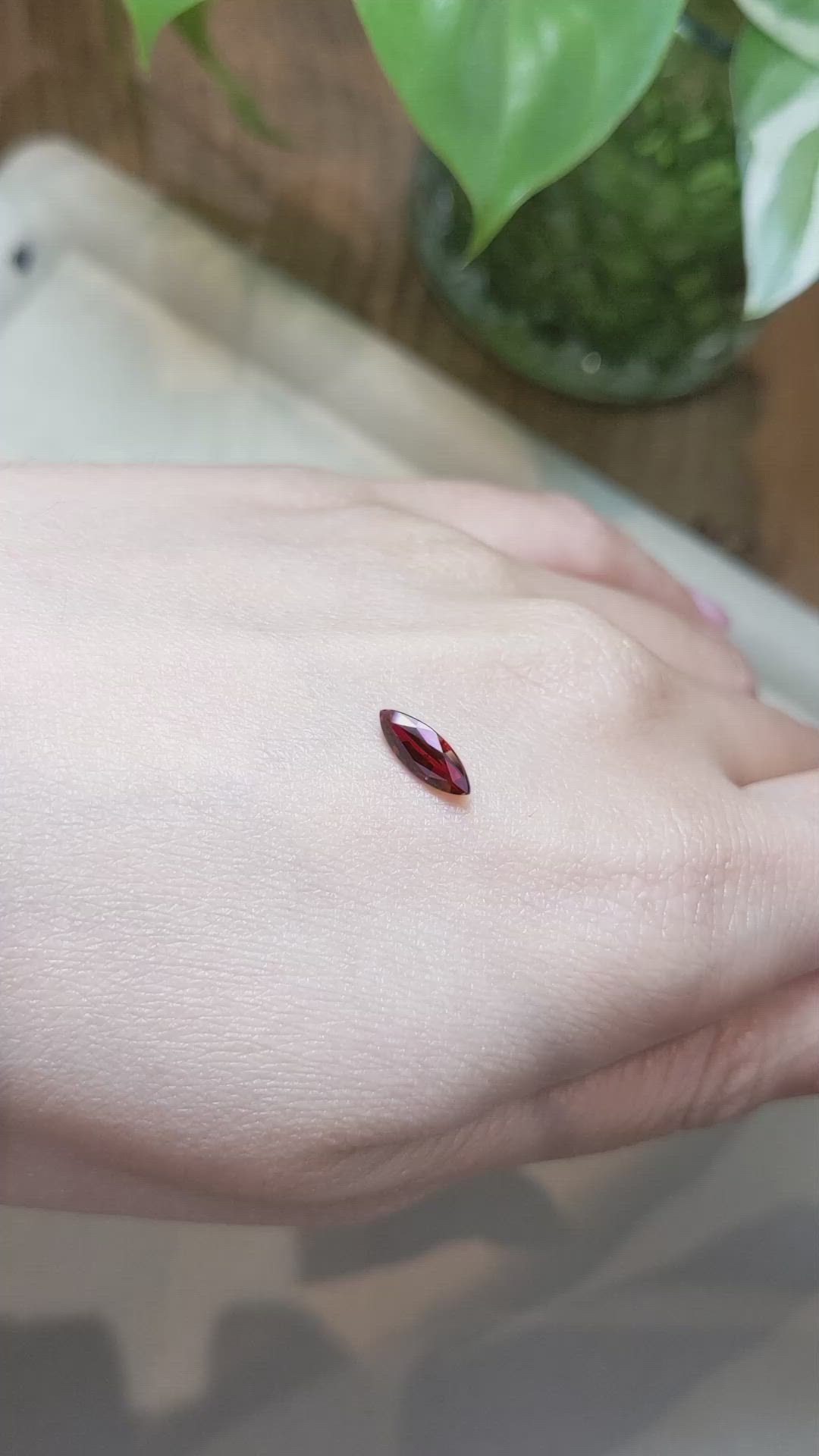 0.91 Ct. Ruby from Mozambique Size Video