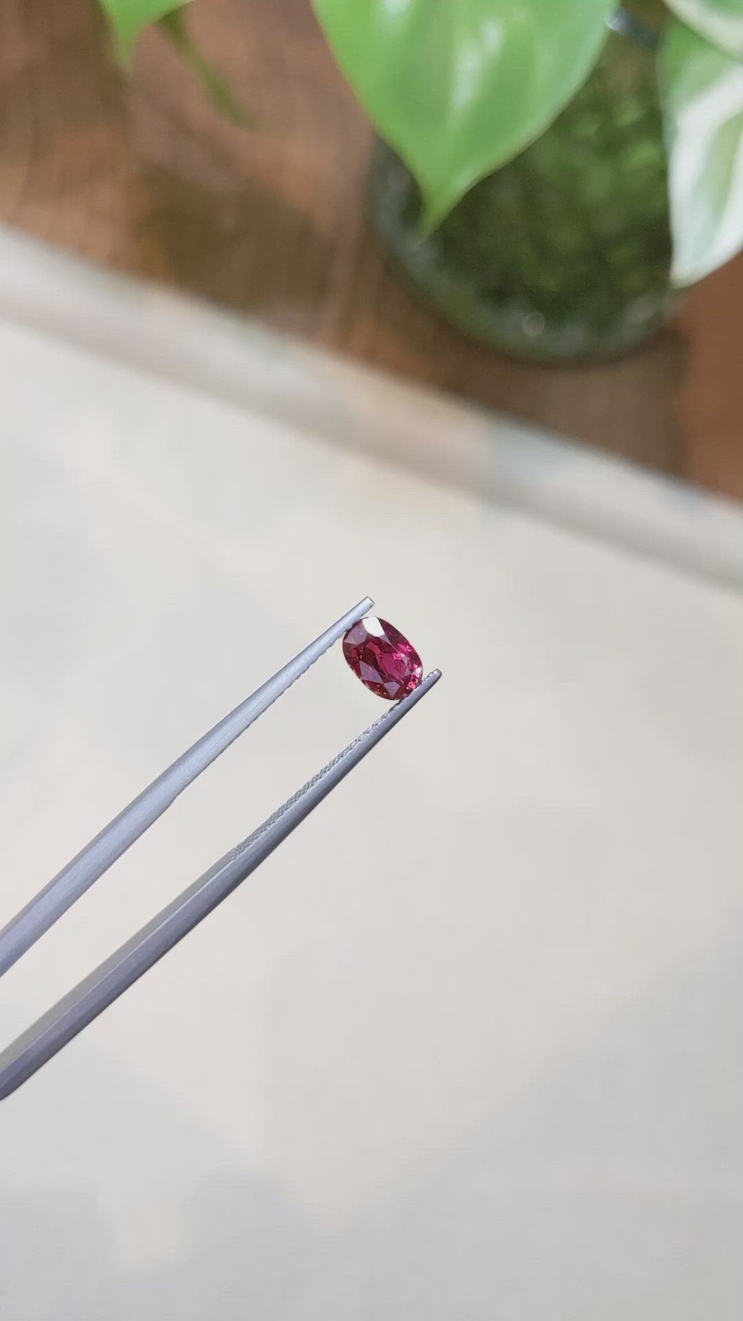1.00 Ct. Ruby from Mozambique Size Video