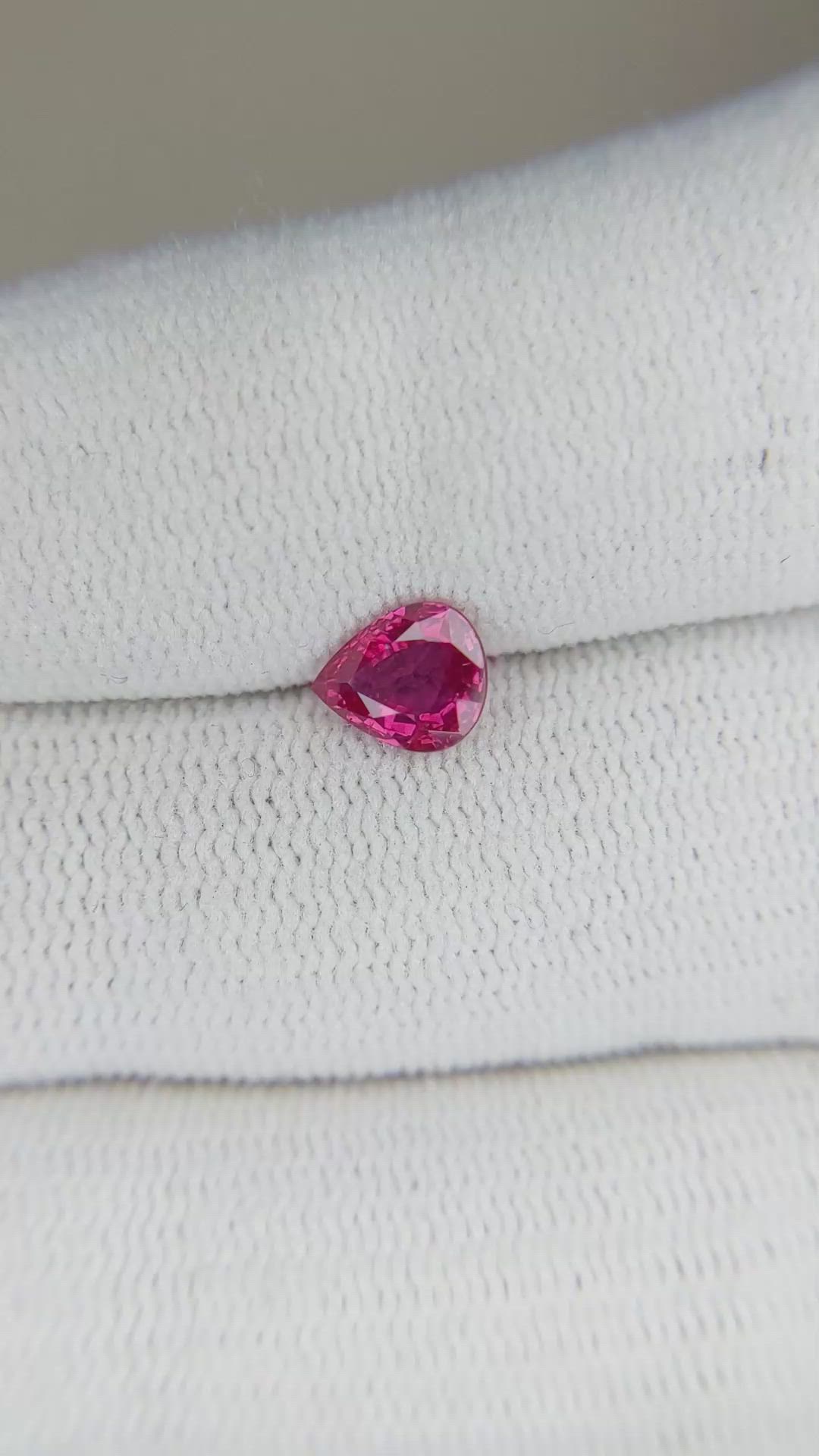 0.84 Ct. Ruby from Mozambique Size Video