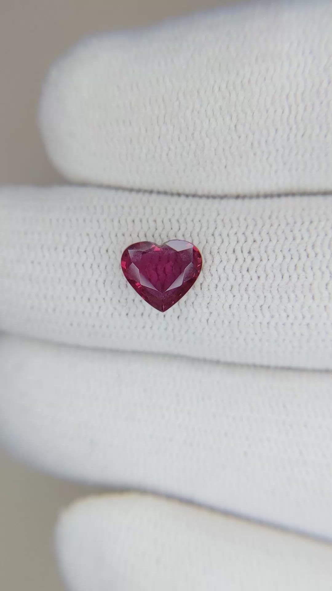 0.97 Ct. Ruby from Mozambique Size Video