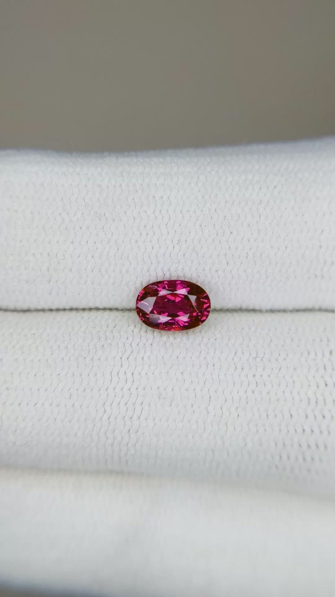 0.87 Ct. Ruby from Mozambique Size Video