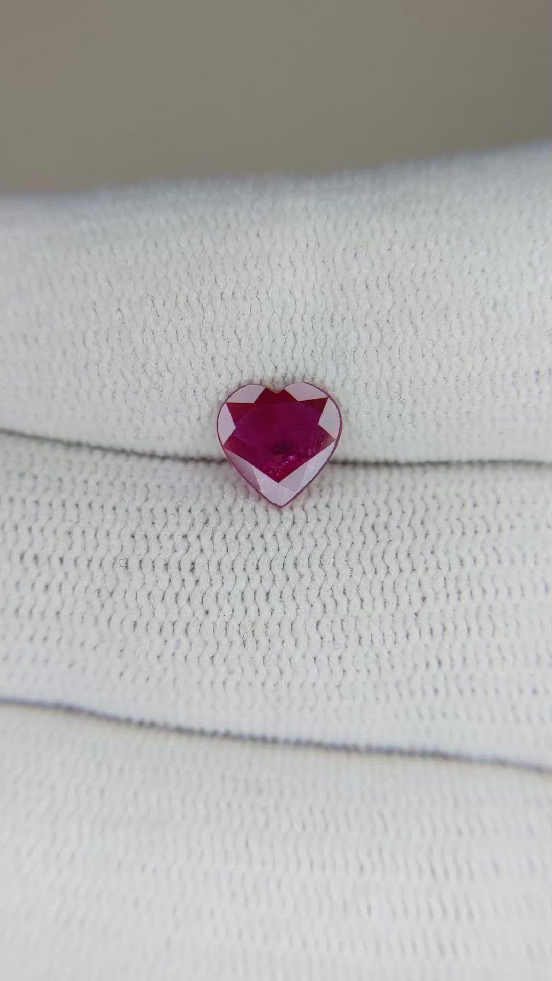 1.02 Ct. Ruby from Mozambique Size Video