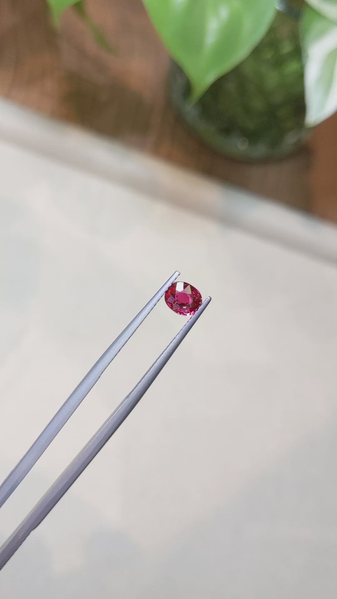 0.72 Ct. Ruby from Mozambique Size Video