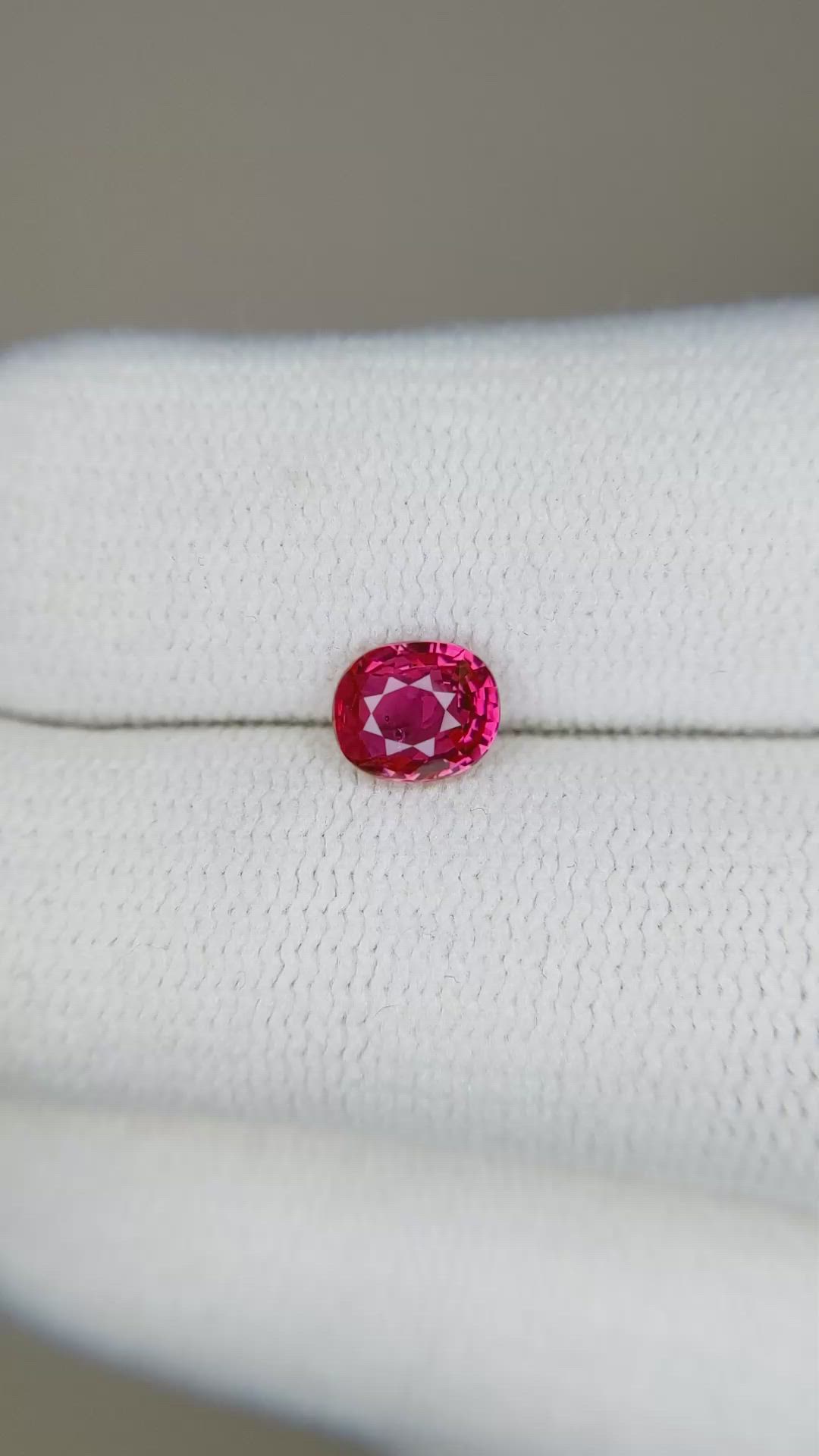 0.72 Ct. Ruby from Mozambique Size Video