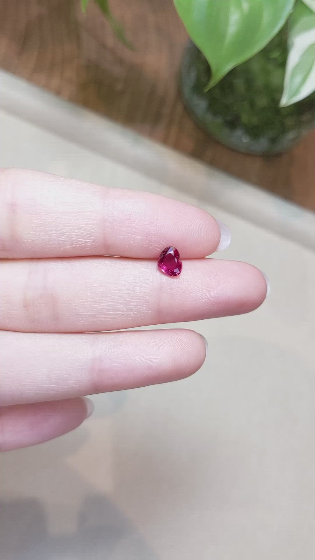 0.85 Ct. Ruby from Mozambique Size Video