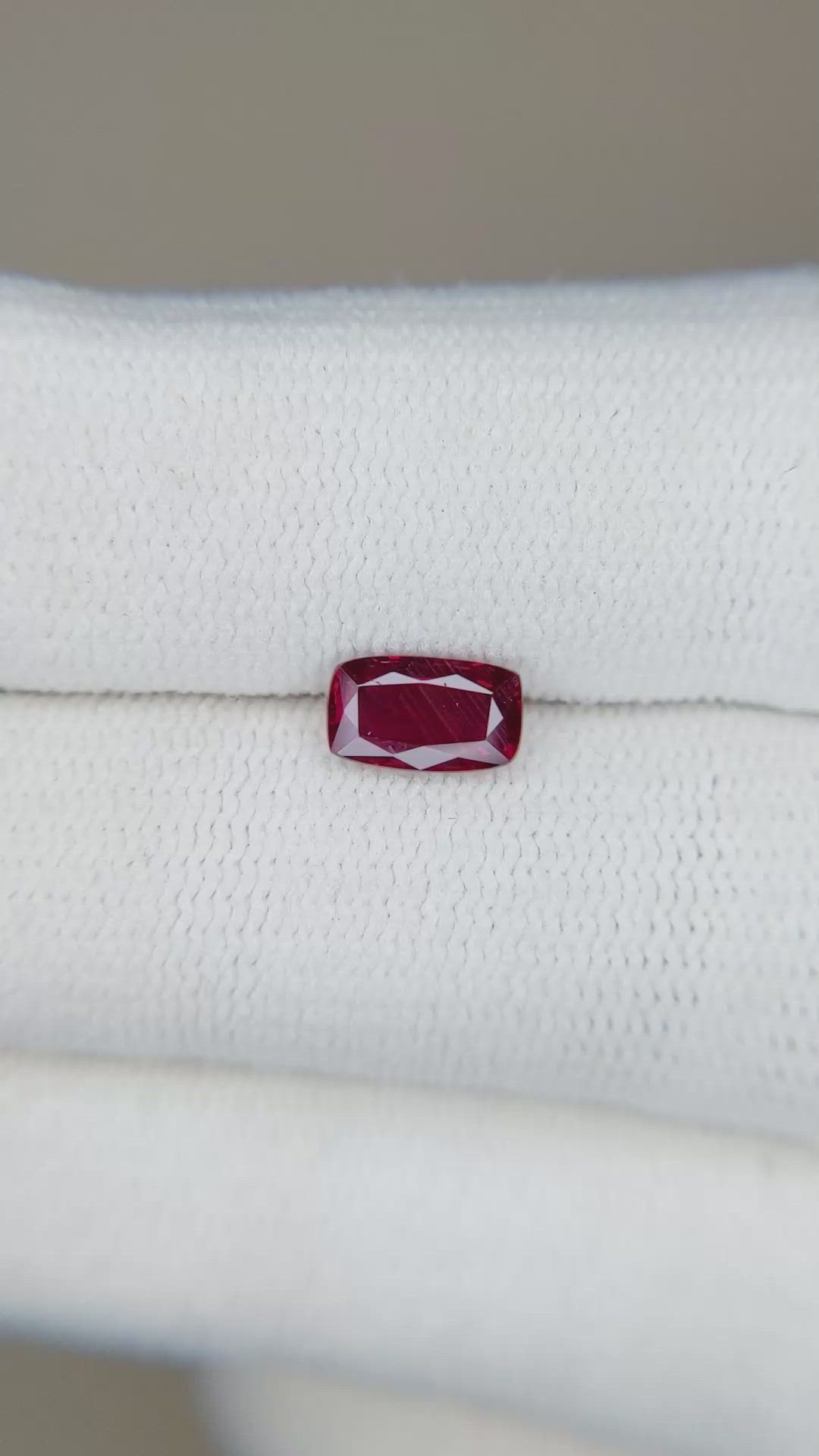 0.81 Ct. Ruby from Mozambique Size Video