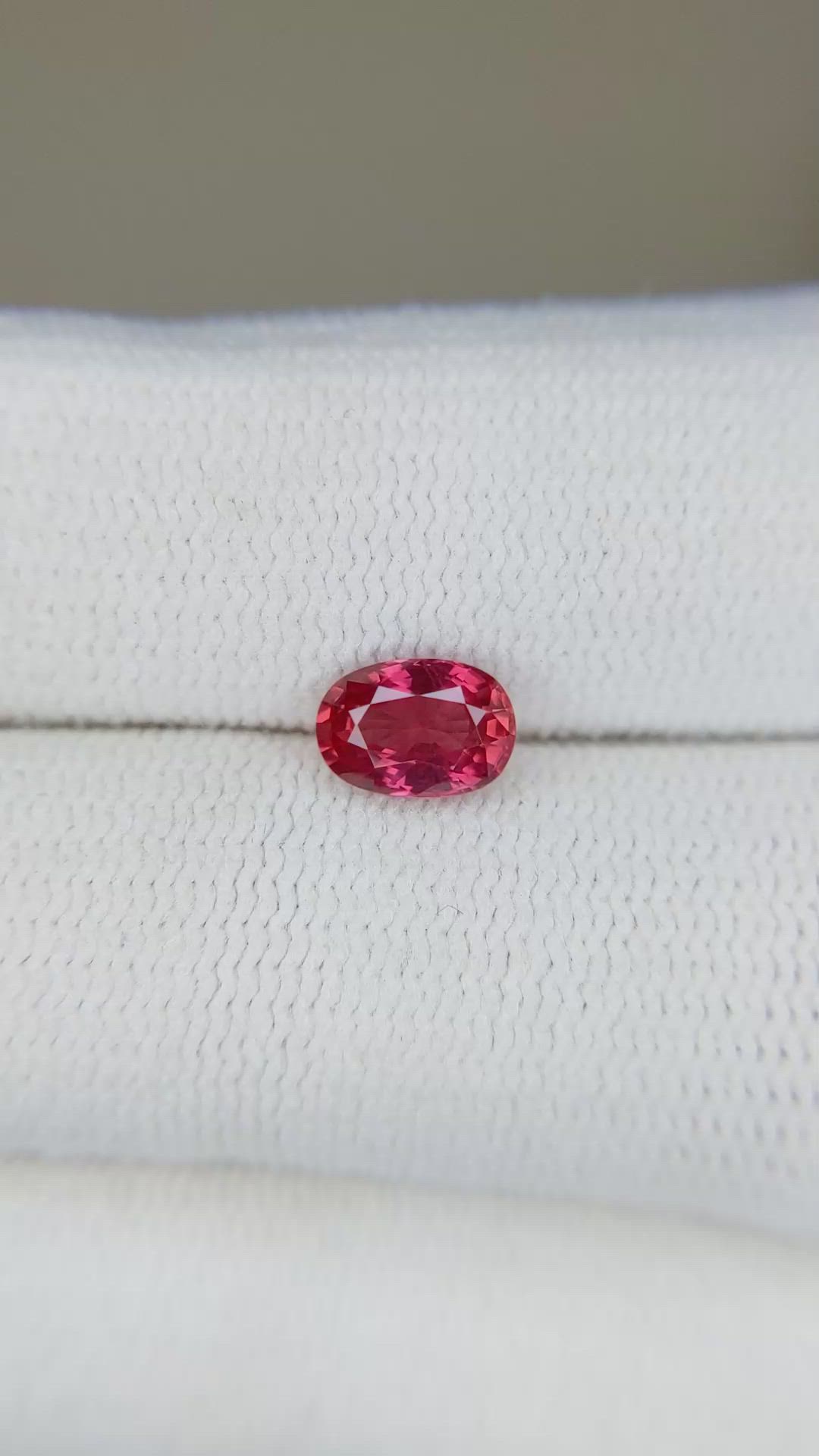 0.83 Ct. Ruby from Mozambique Size Video