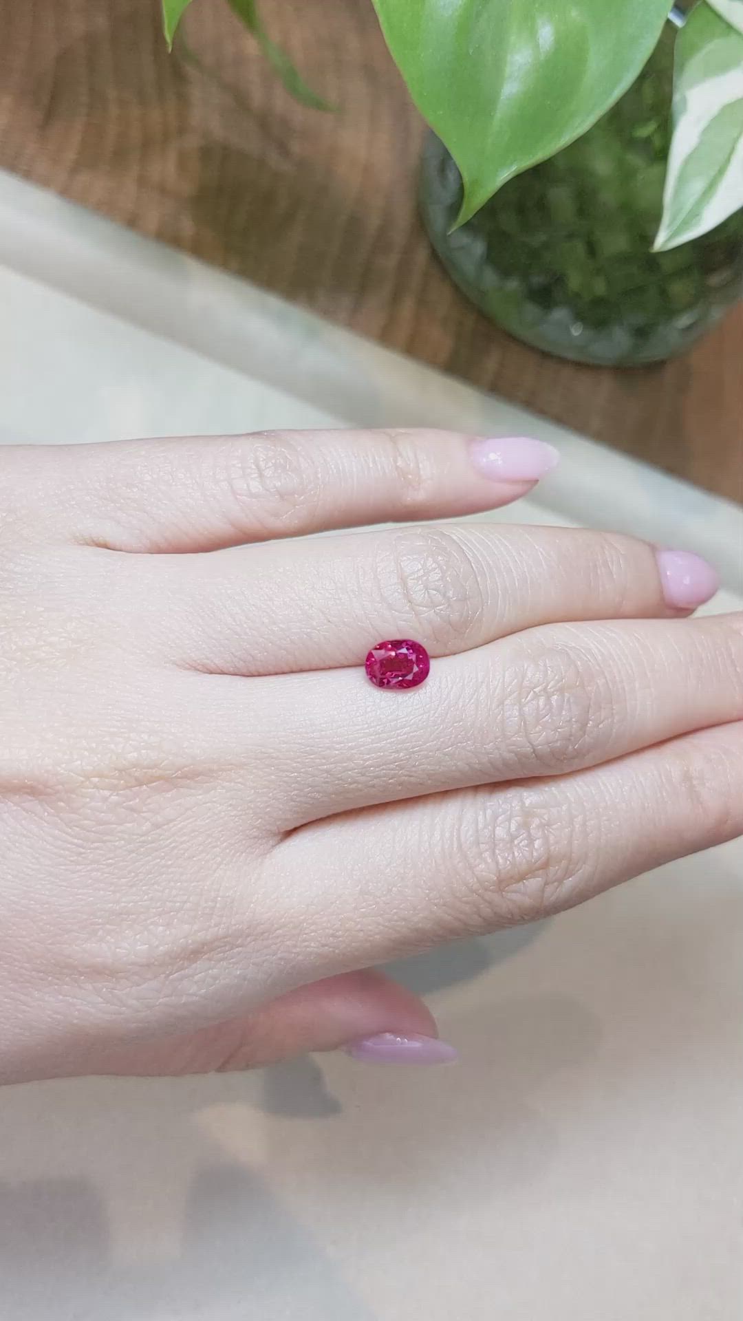 1.53 Ct. Ruby from Burma (Myanmar) Size Video