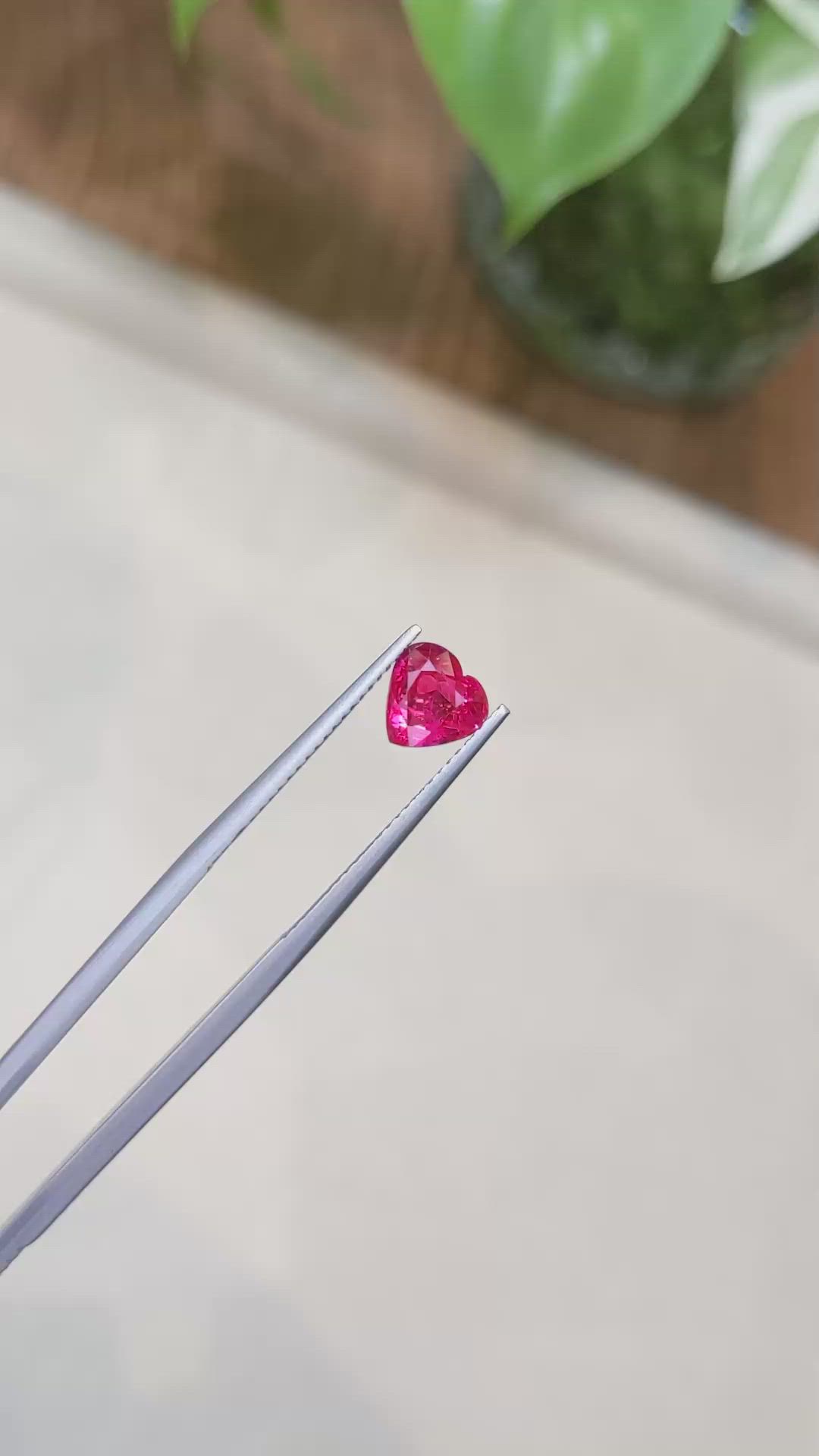 1.56 Ct. Ruby from Burma (Myanmar) Size Video