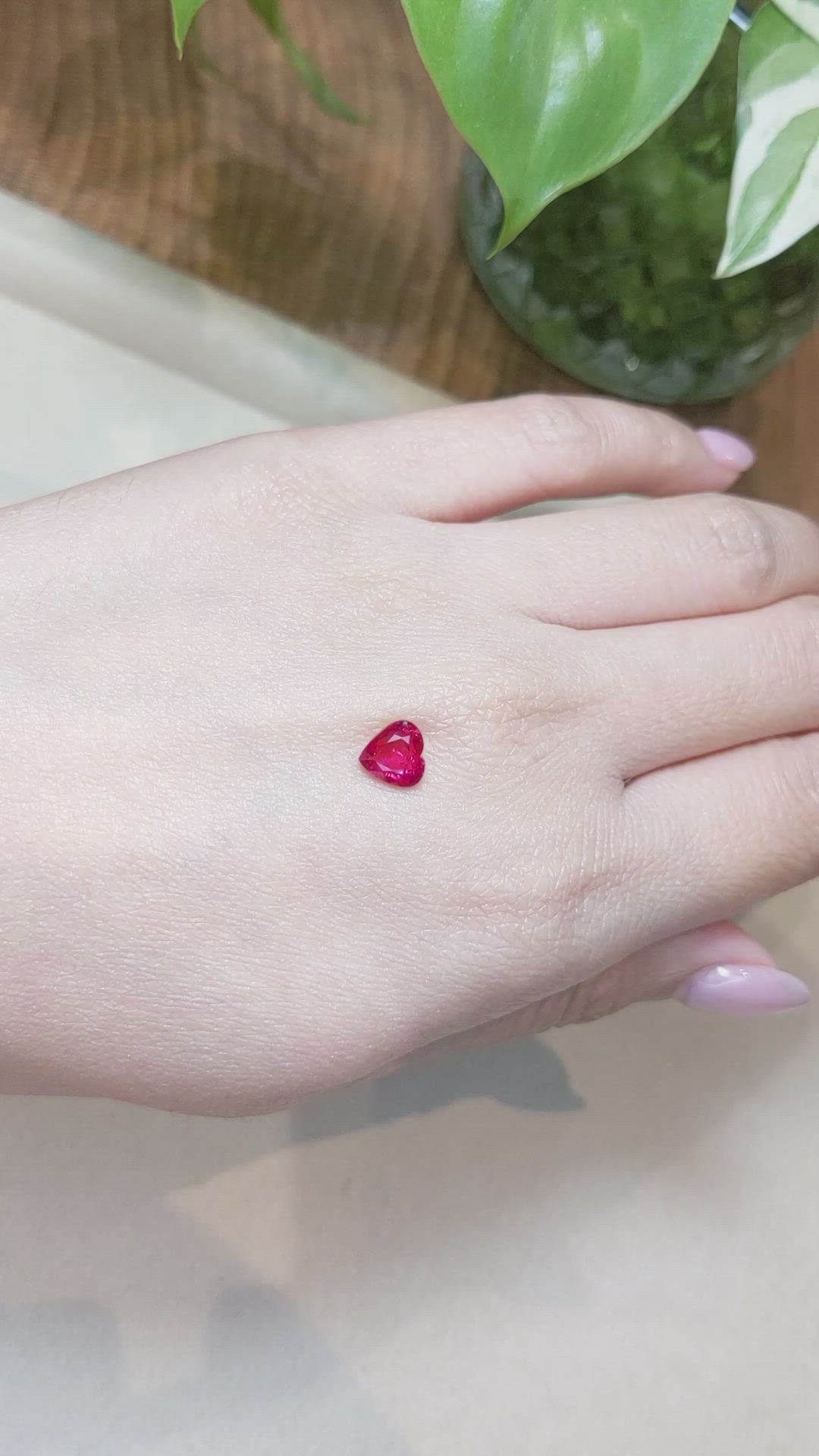 1.56 Ct. Ruby from Burma (Myanmar) Size Video