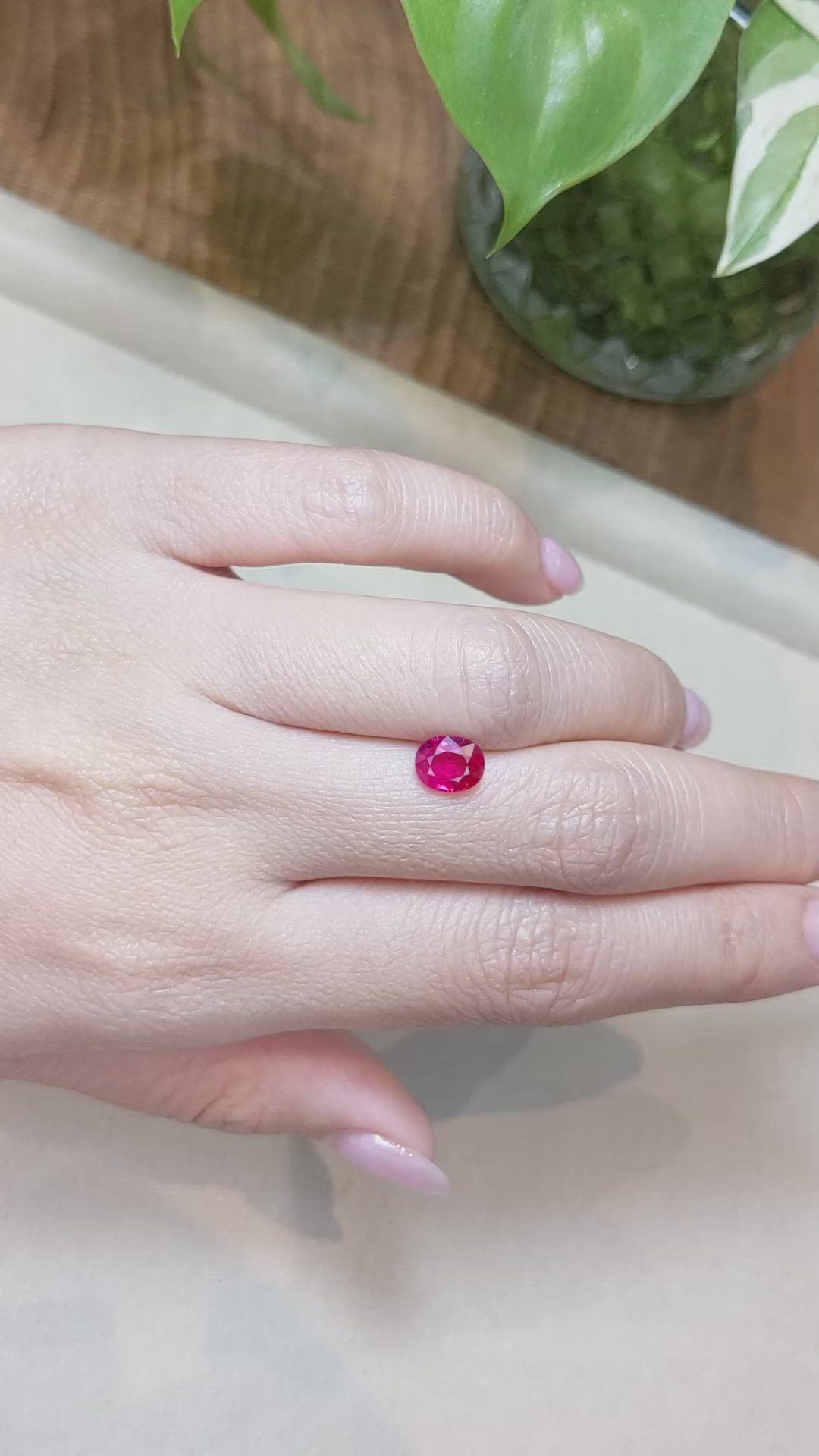1.68 Ct. Ruby from Burma (Myanmar) Size Video