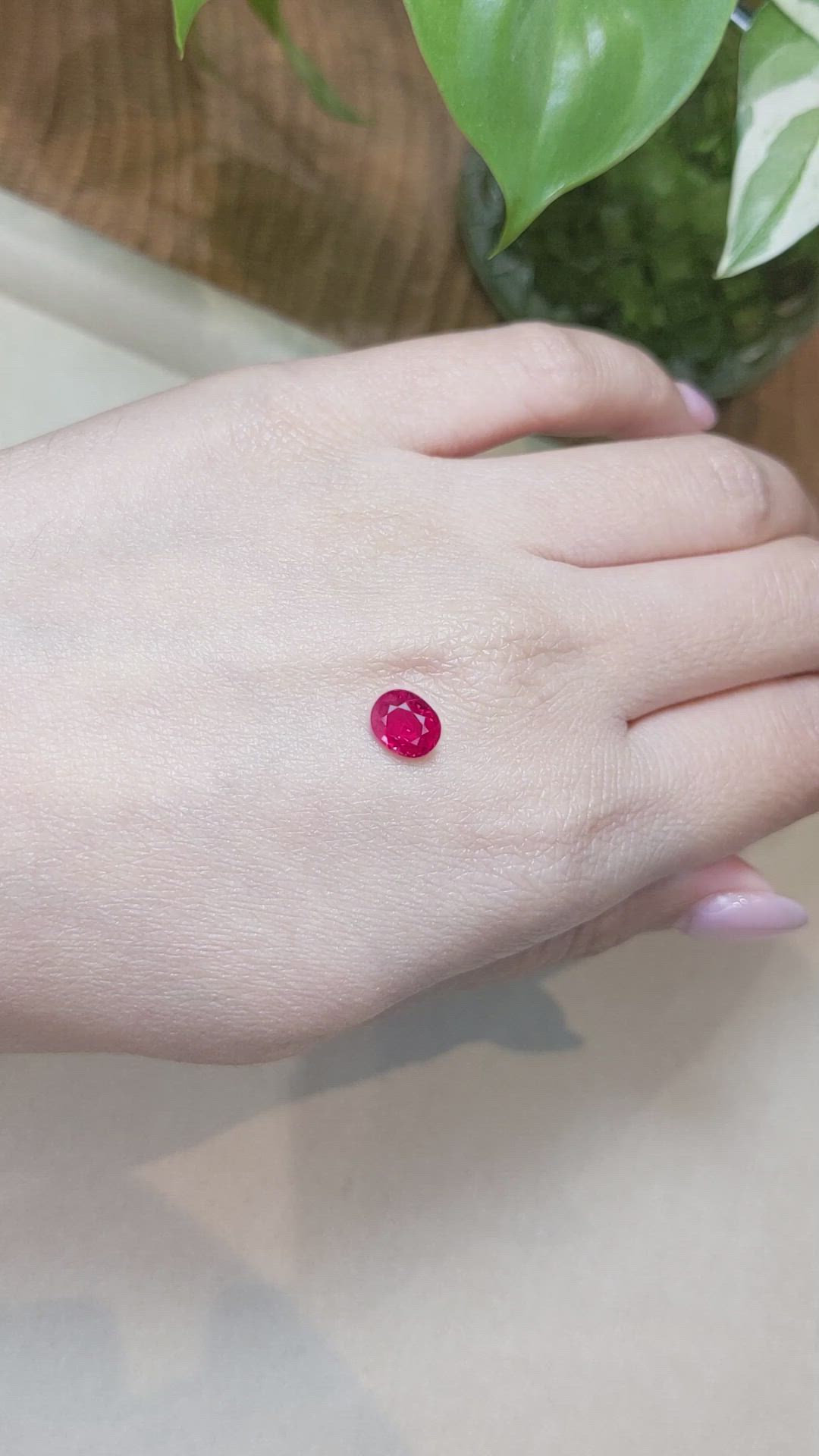 1.68 Ct. Ruby from Burma (Myanmar) Size Video