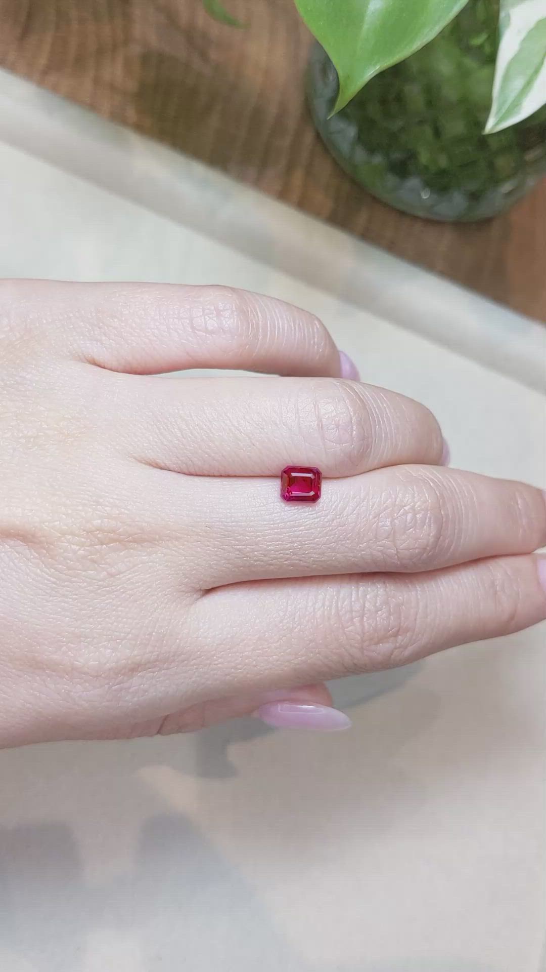 1.57 Ct. Ruby from Burma (Myanmar) Size Video