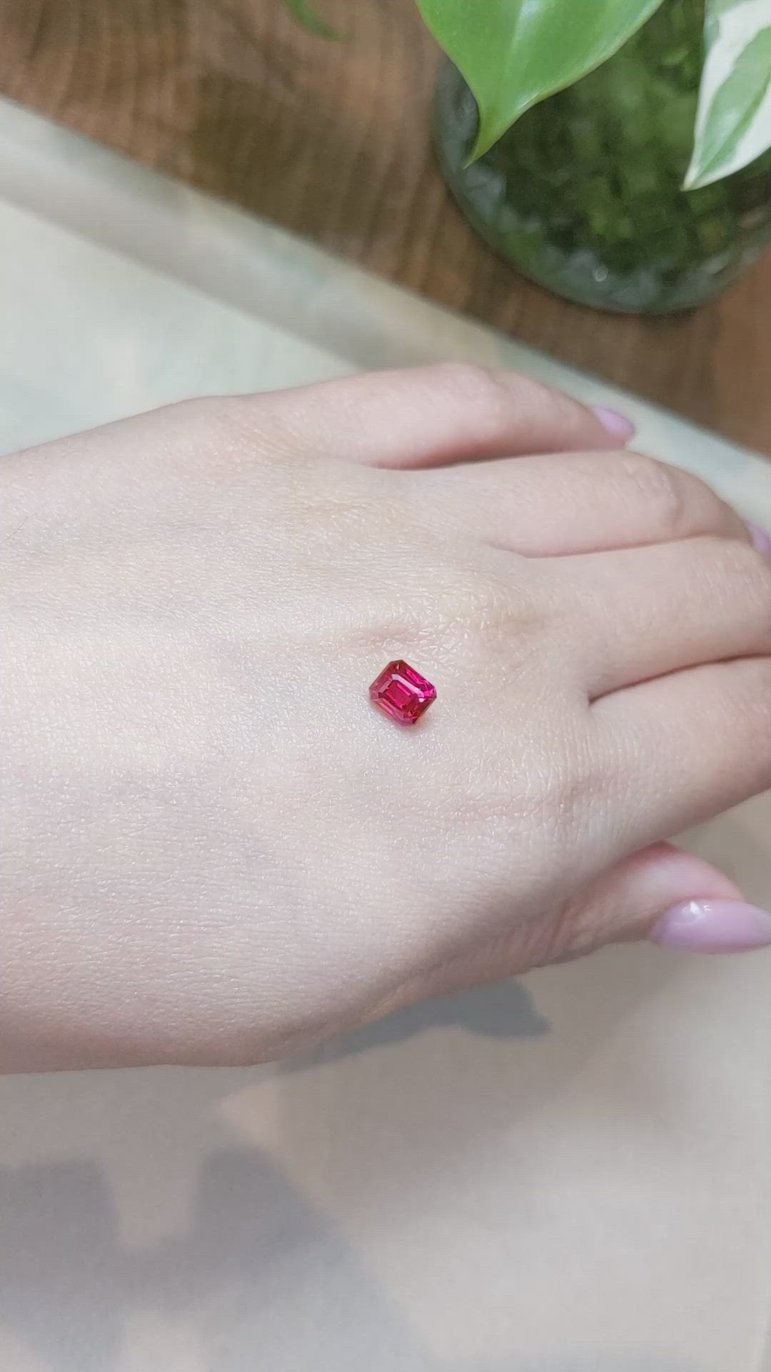 1.57 Ct. Ruby from Burma (Myanmar) Size Video