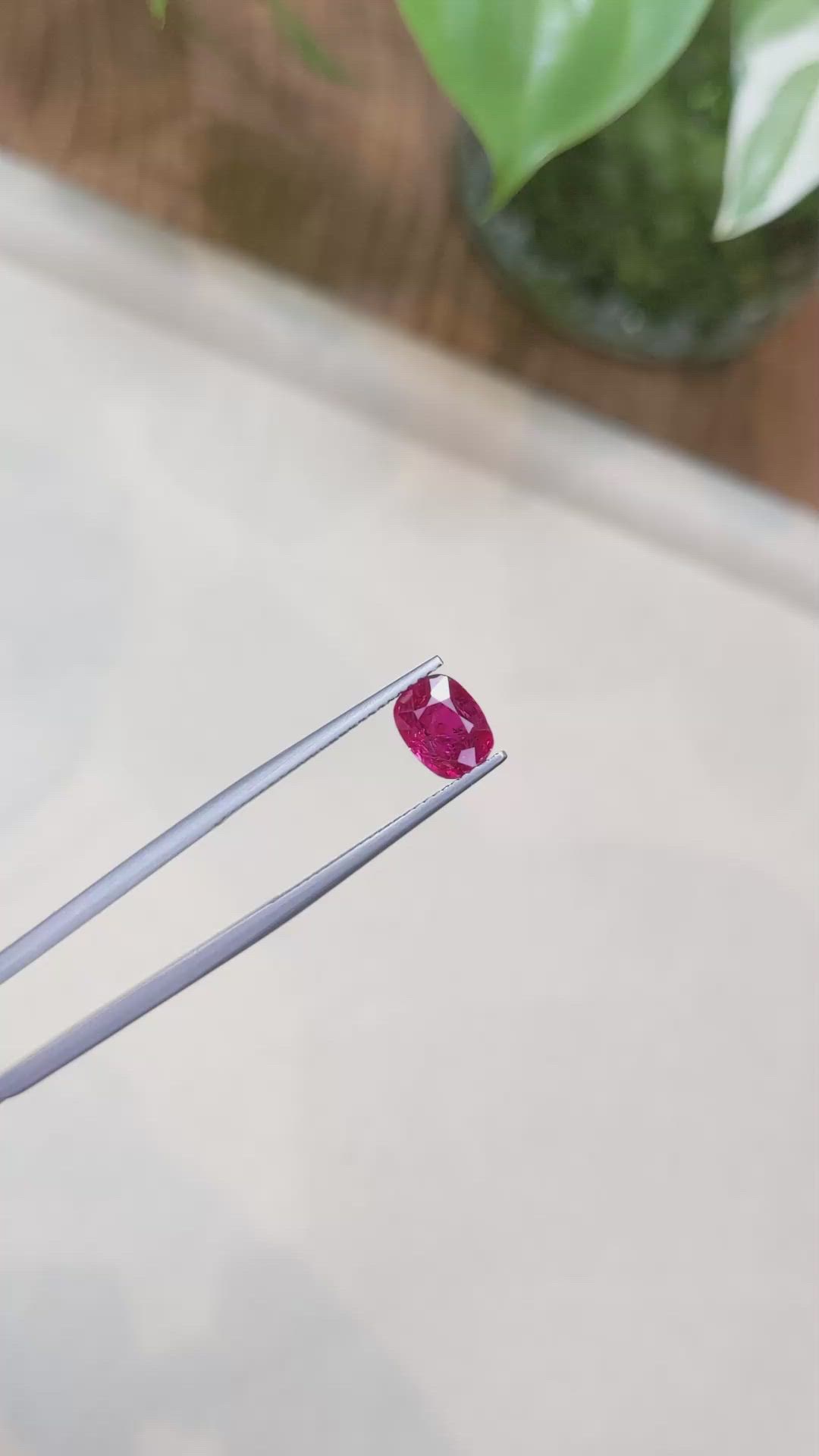 1.70 Ct. Ruby from Burma (Myanmar) Size Video