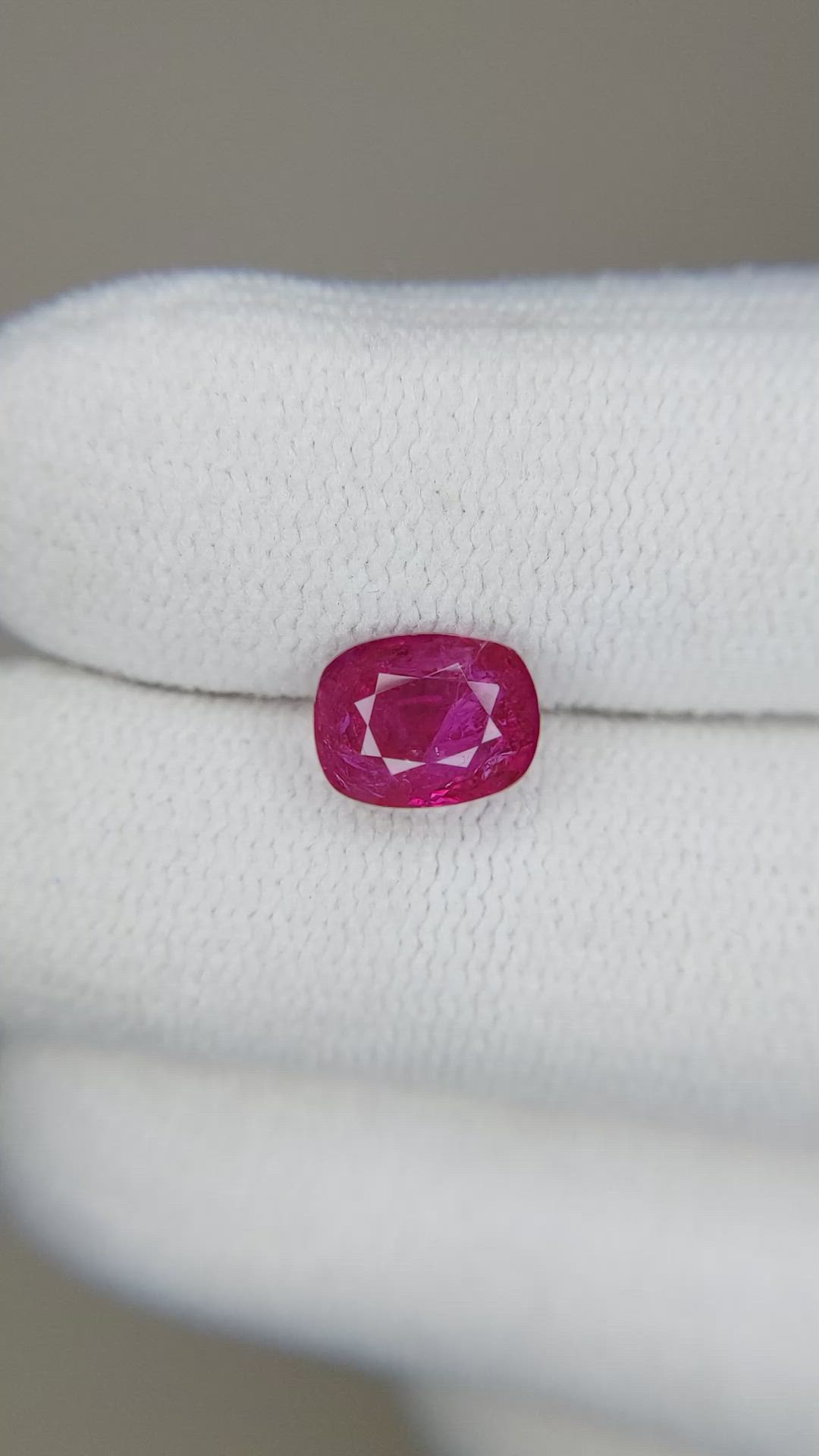 1.70 Ct. Ruby from Burma (Myanmar) Size Video