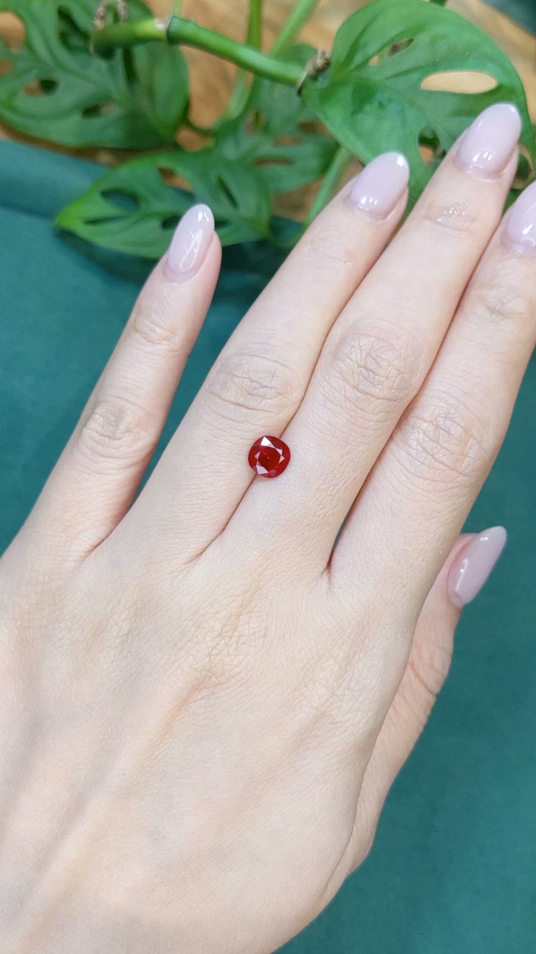 1.22 Ct. Ruby from Burma (Myanmar) Size Video