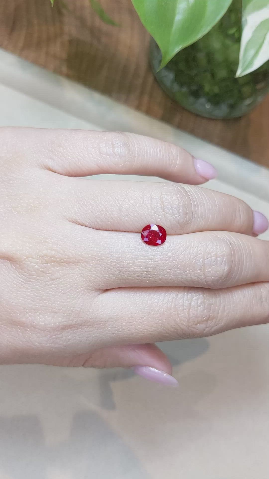 1.23 Ct. Ruby from Burma (Myanmar) Size Video