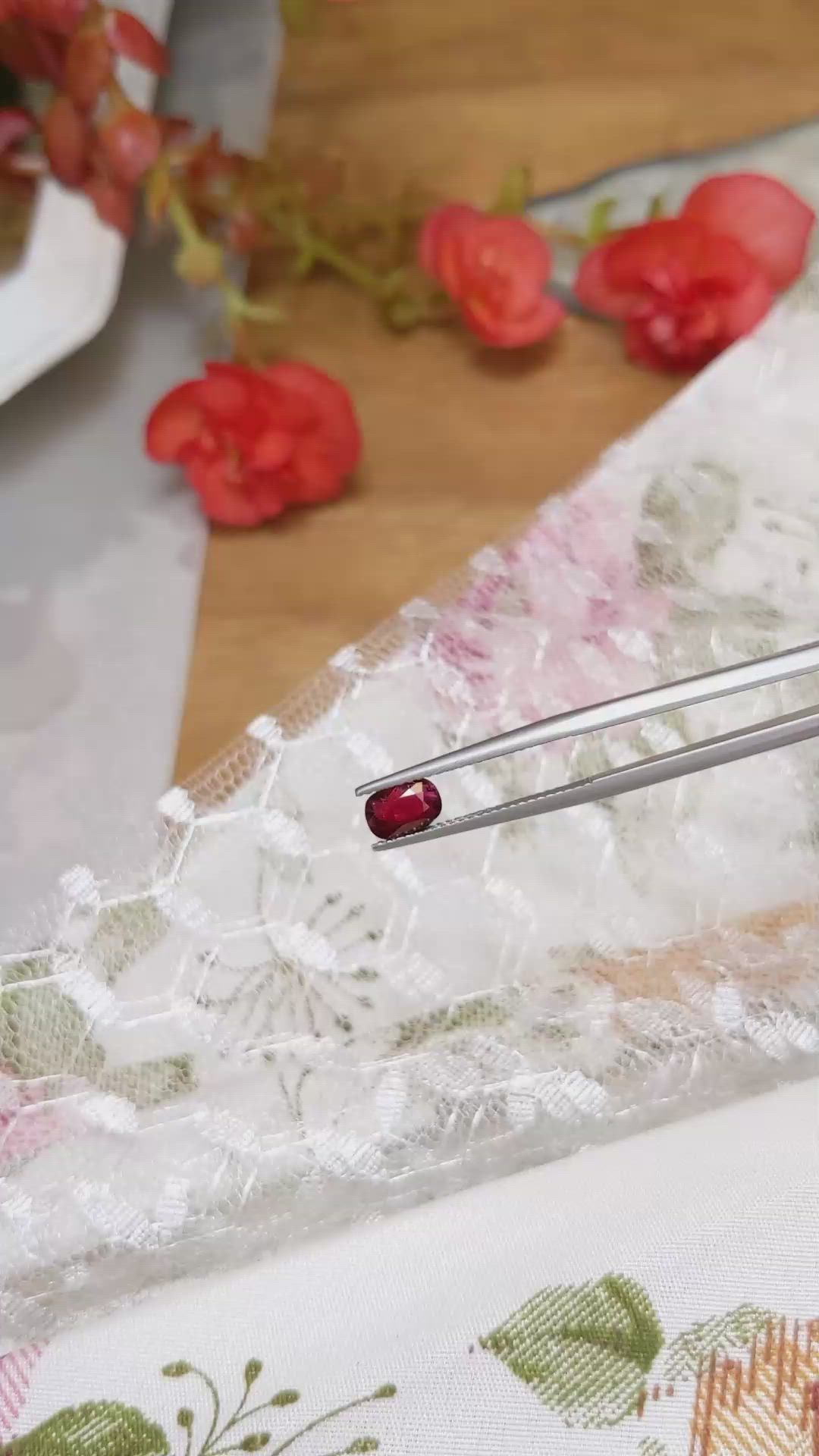 1.05 Ct. Ruby from Burma (Myanmar) Size Video