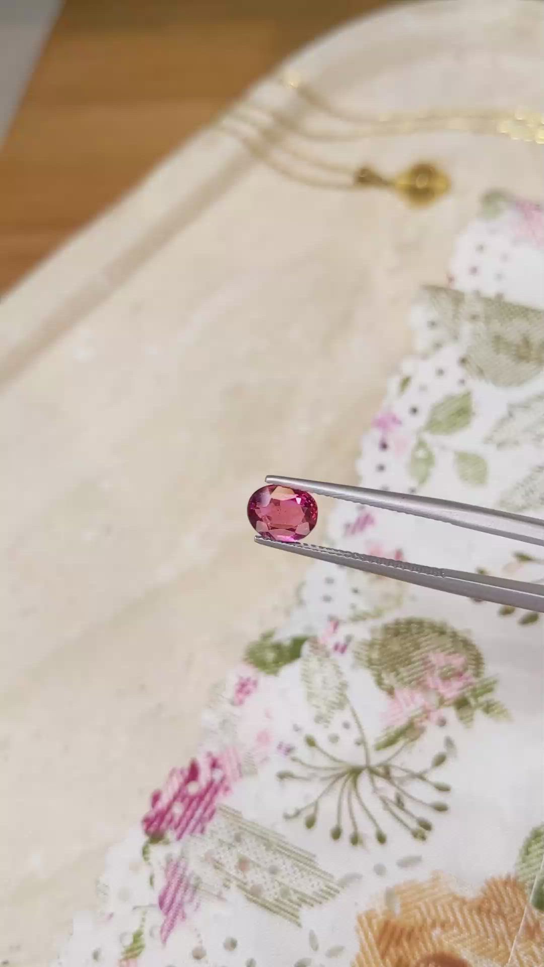1.68 Ct. Ruby from Mozambique Size Video