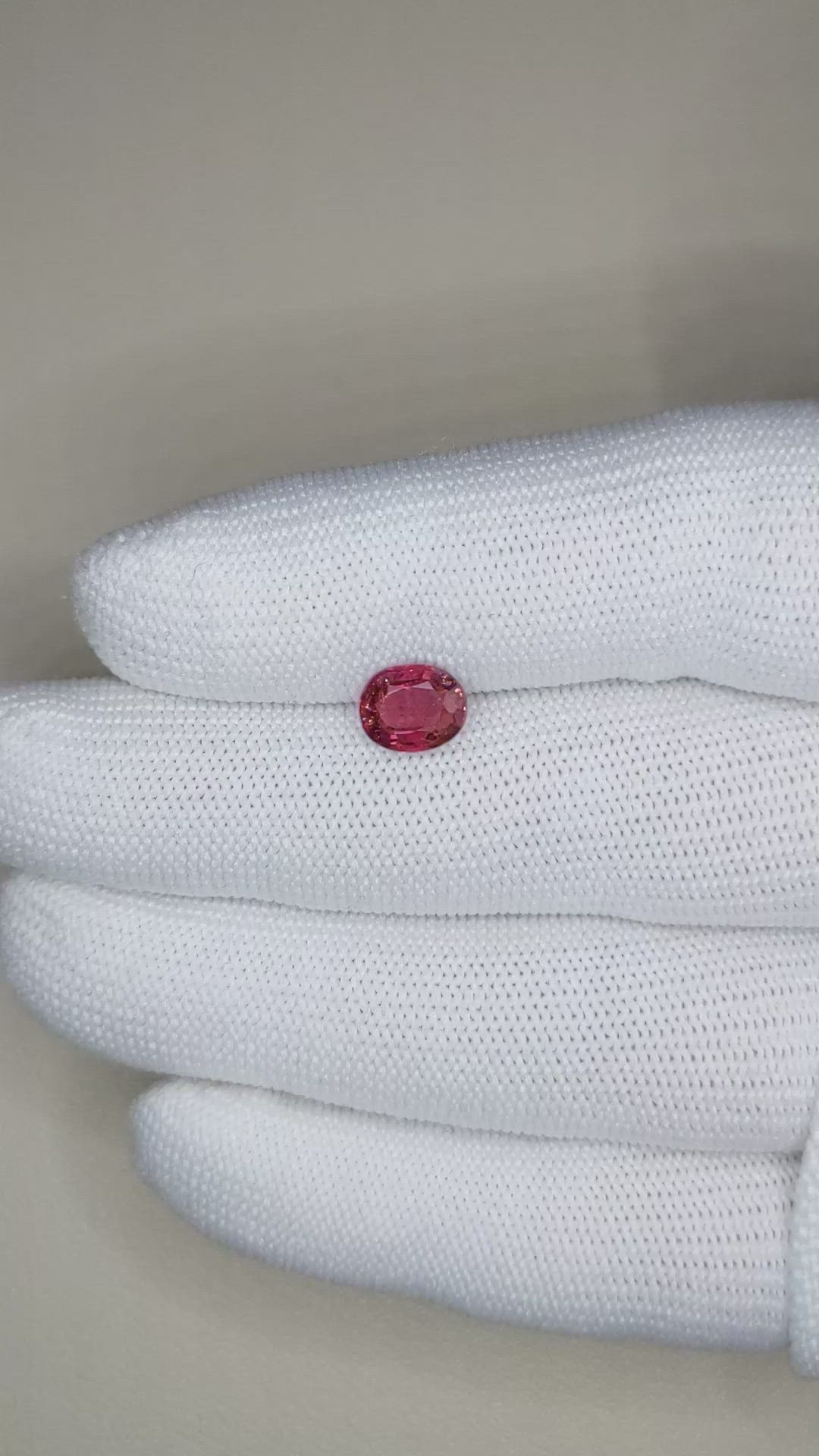 1.68 Ct. Ruby from Mozambique Size Video