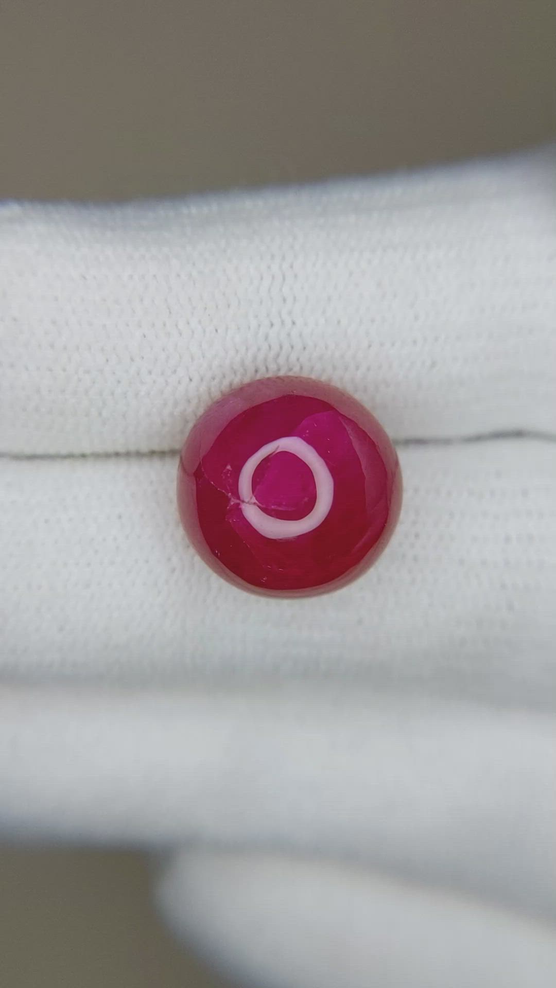 13.15 Ct. Cabochon Ruby from Burma (Myanmar) Size Video