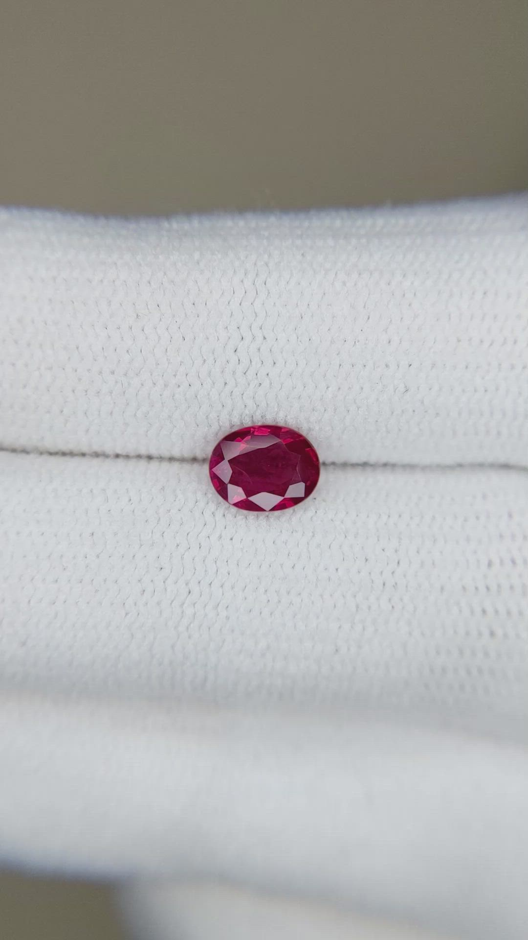 0.70 Ct. Ruby from Burma (Myanmar) Size Video