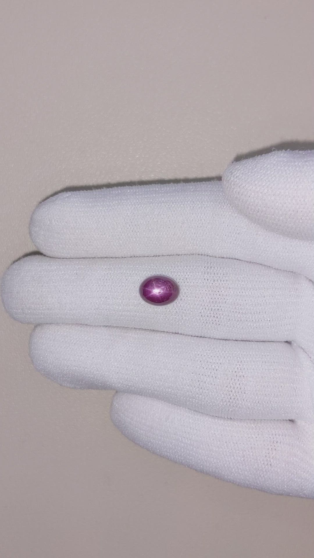 2.71 Ct. Star Ruby from Burma (Myanmar) Size Video
