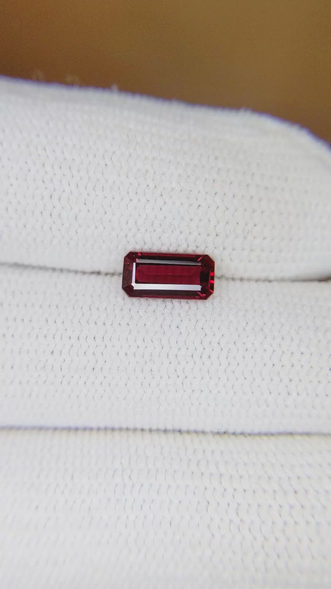 0.99 Ct. Ruby from Mozambique Size Video