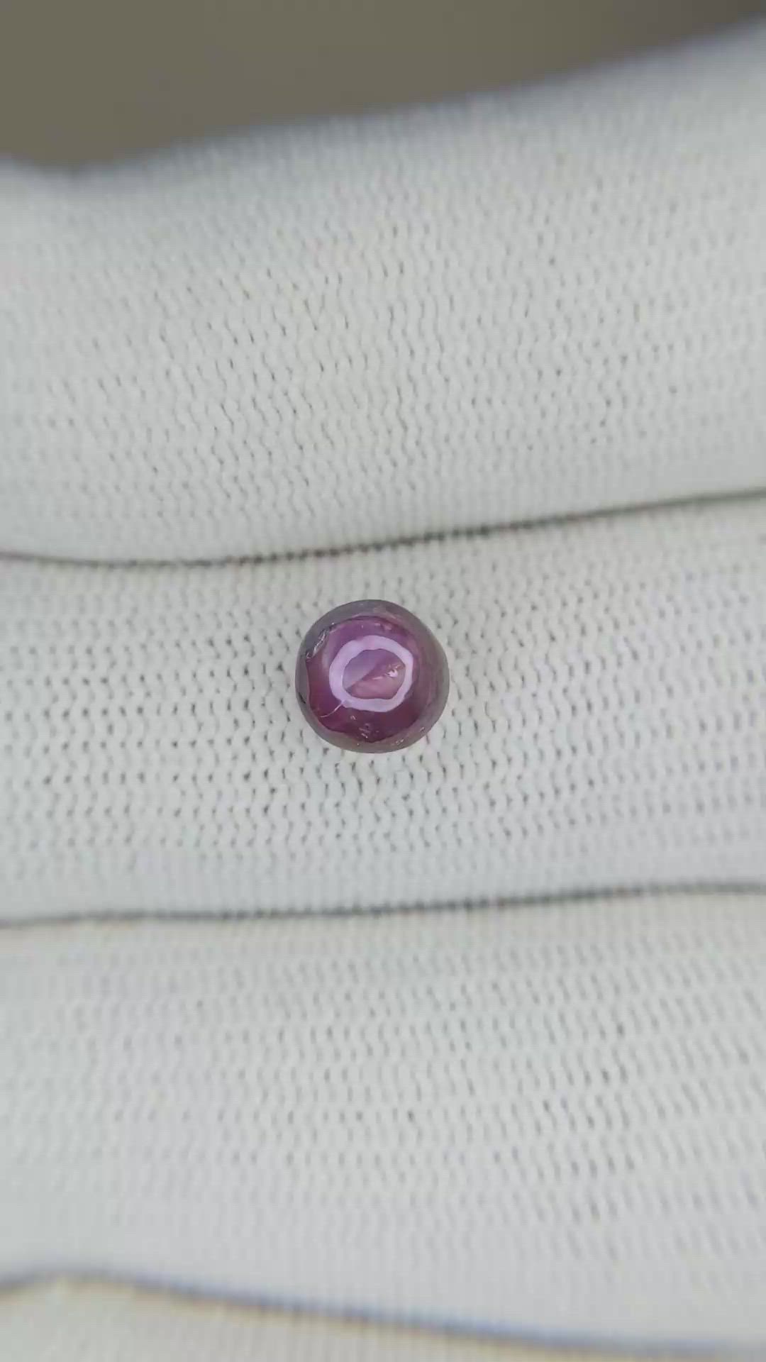 1.62 Ct. Star Ruby from Burma (Myanmar) Size Video
