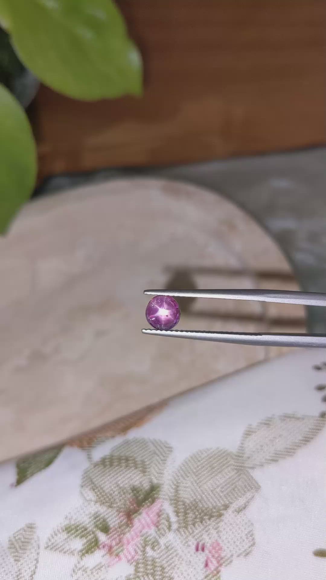 1.62 Ct. Star Ruby from Burma (Myanmar) Size Video