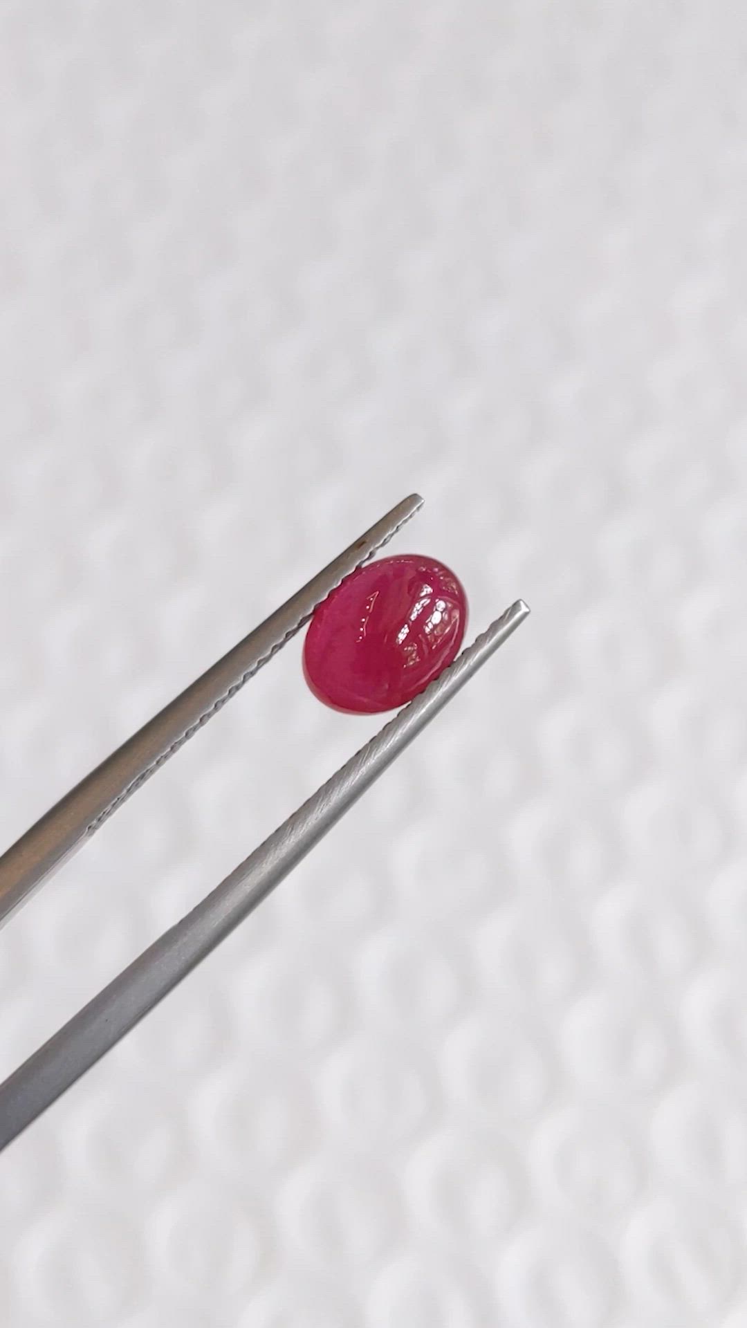 1.74 Ct. Cabochon Ruby from Mozambique Size Video