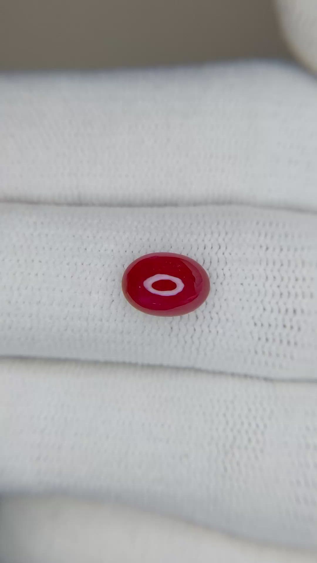 1.74 Ct. Cabochon Ruby from Mozambique Size Video