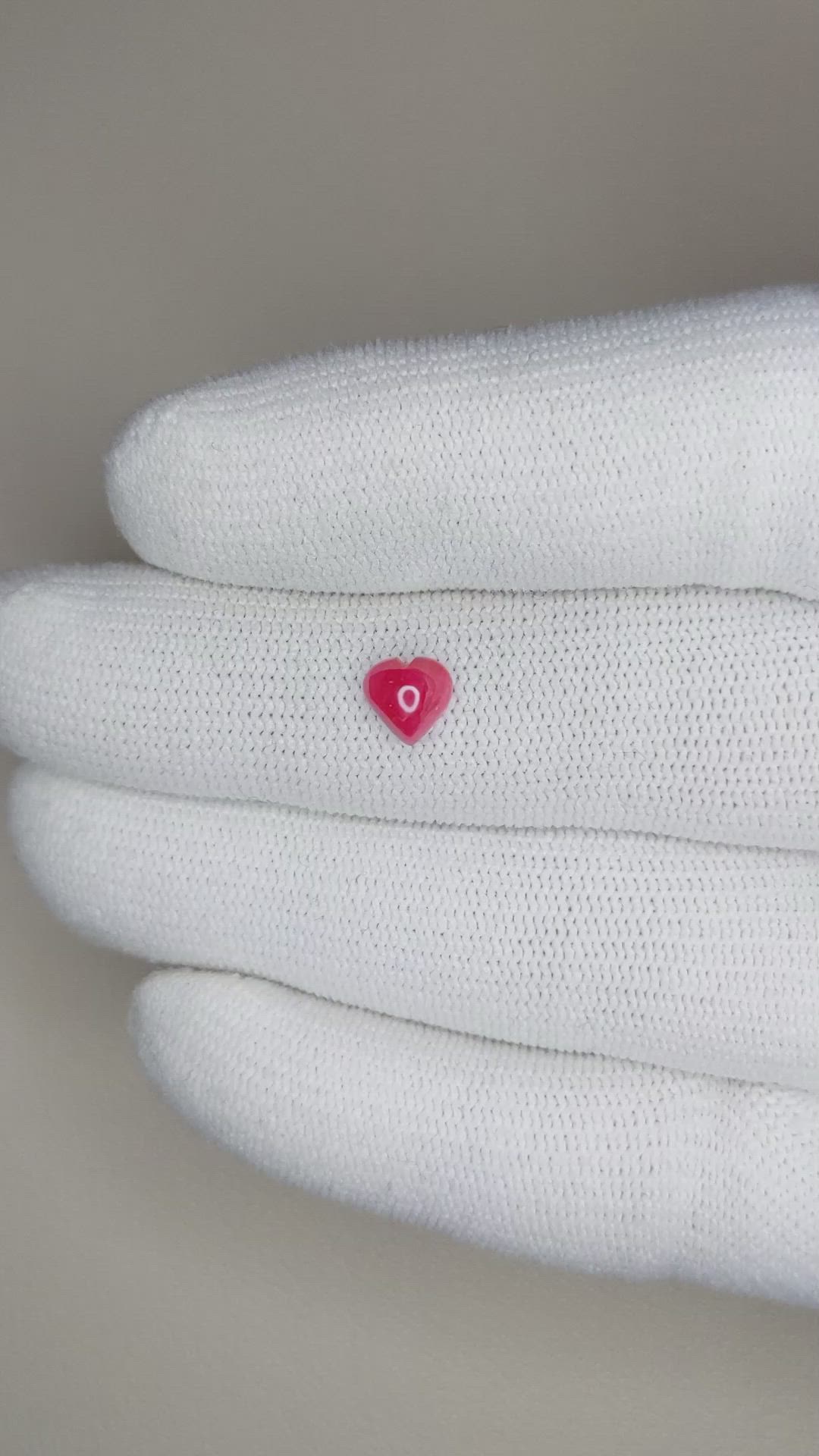 1.02 Ct. Cabochon Ruby from Mozambique Size Video