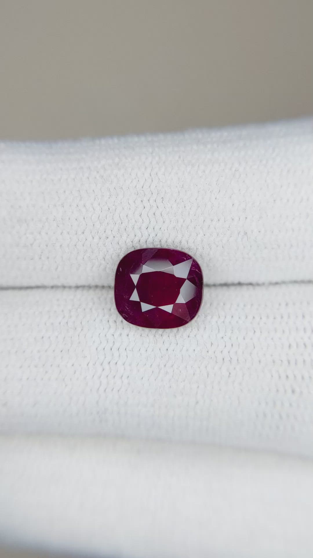 2.29 Ct. Ruby from Mozambique Size Video
