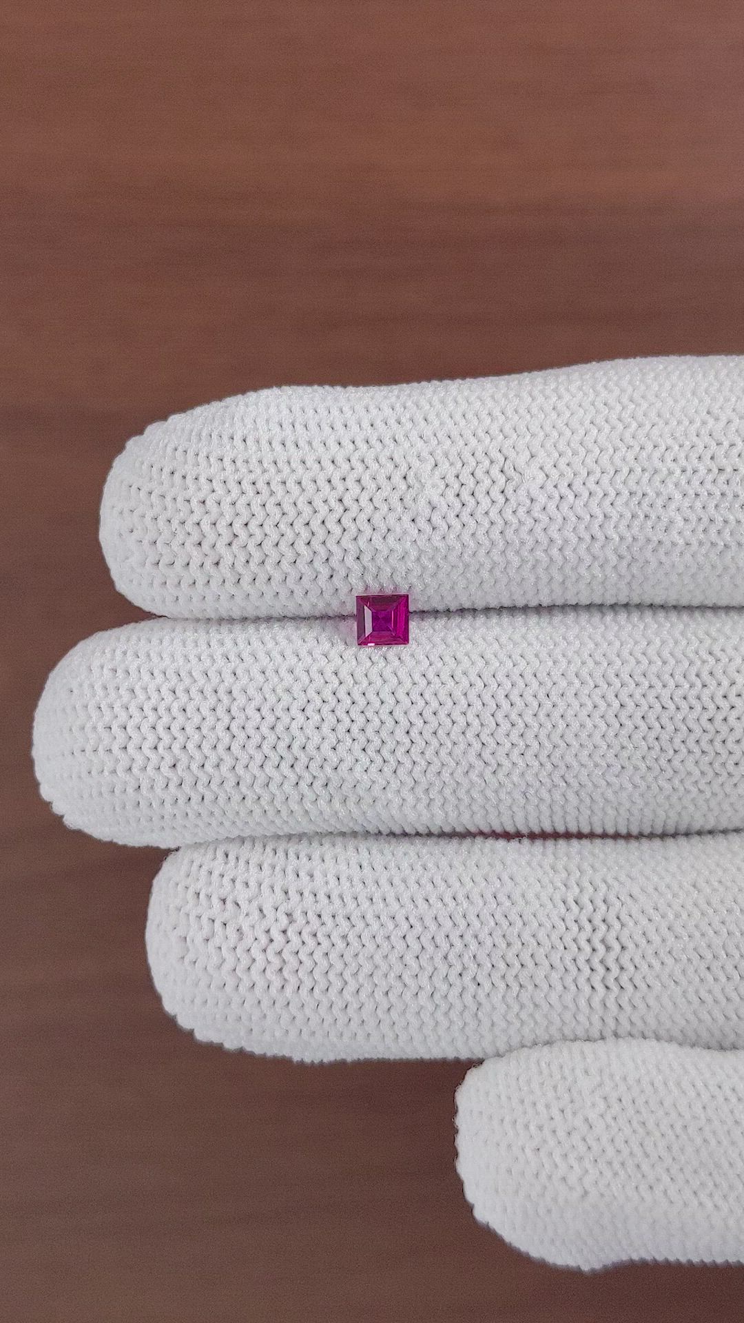 0.28 Ct. Ruby from Madagascar Size Video