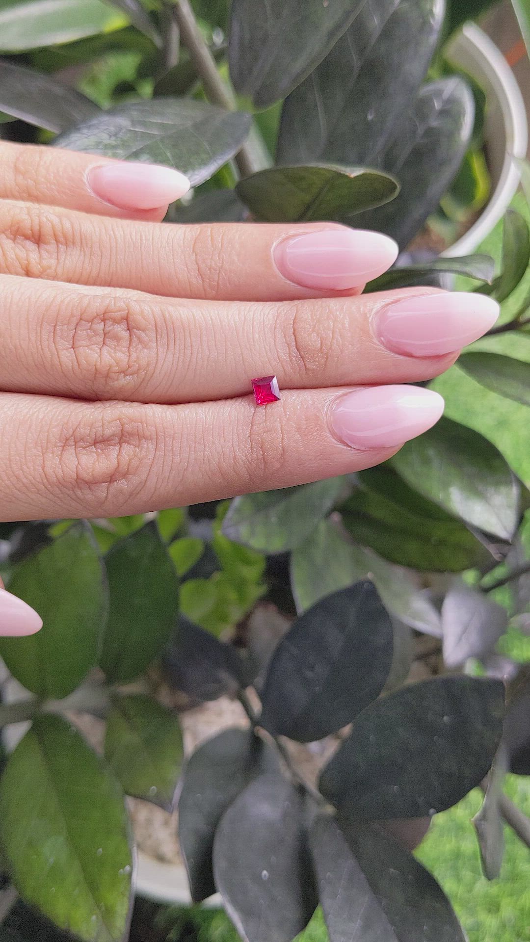 0.28 Ct. Ruby from Madagascar Size Video