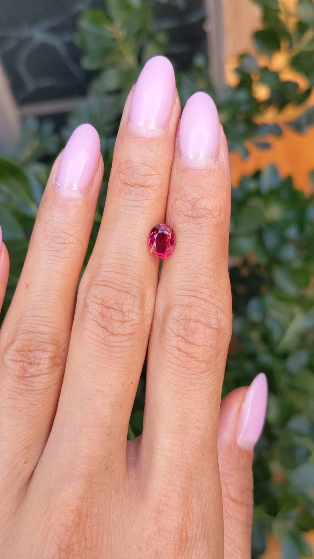 1.42 Ct. Ruby from Mozambique Size Video
