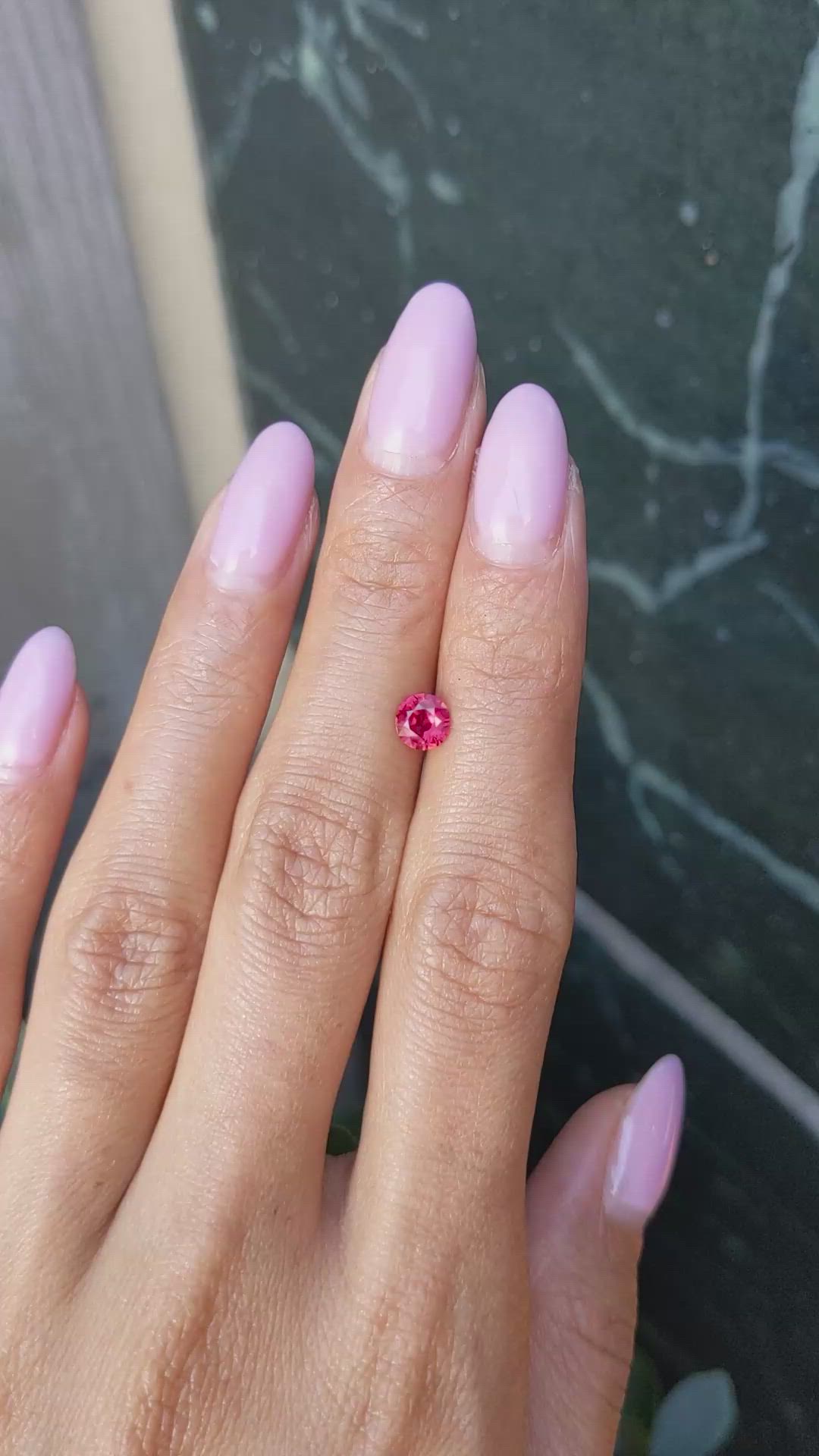0.60 Ct. Ruby from Mozambique Size Video