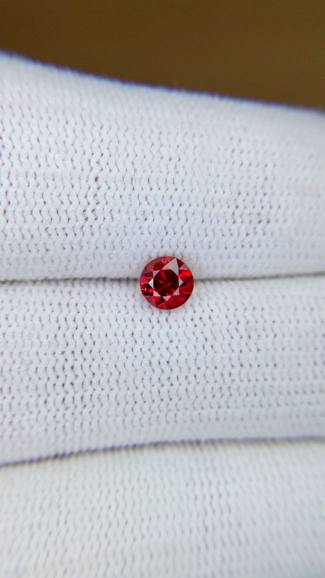 0.60 Ct. Ruby from Mozambique Size Video