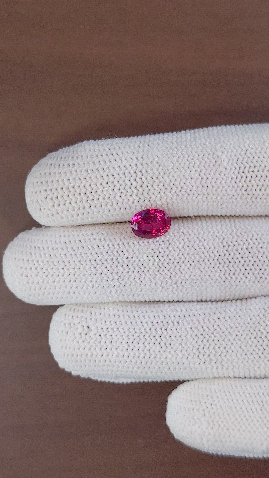 1.62 Ct. Ruby from Mozambique Size Video