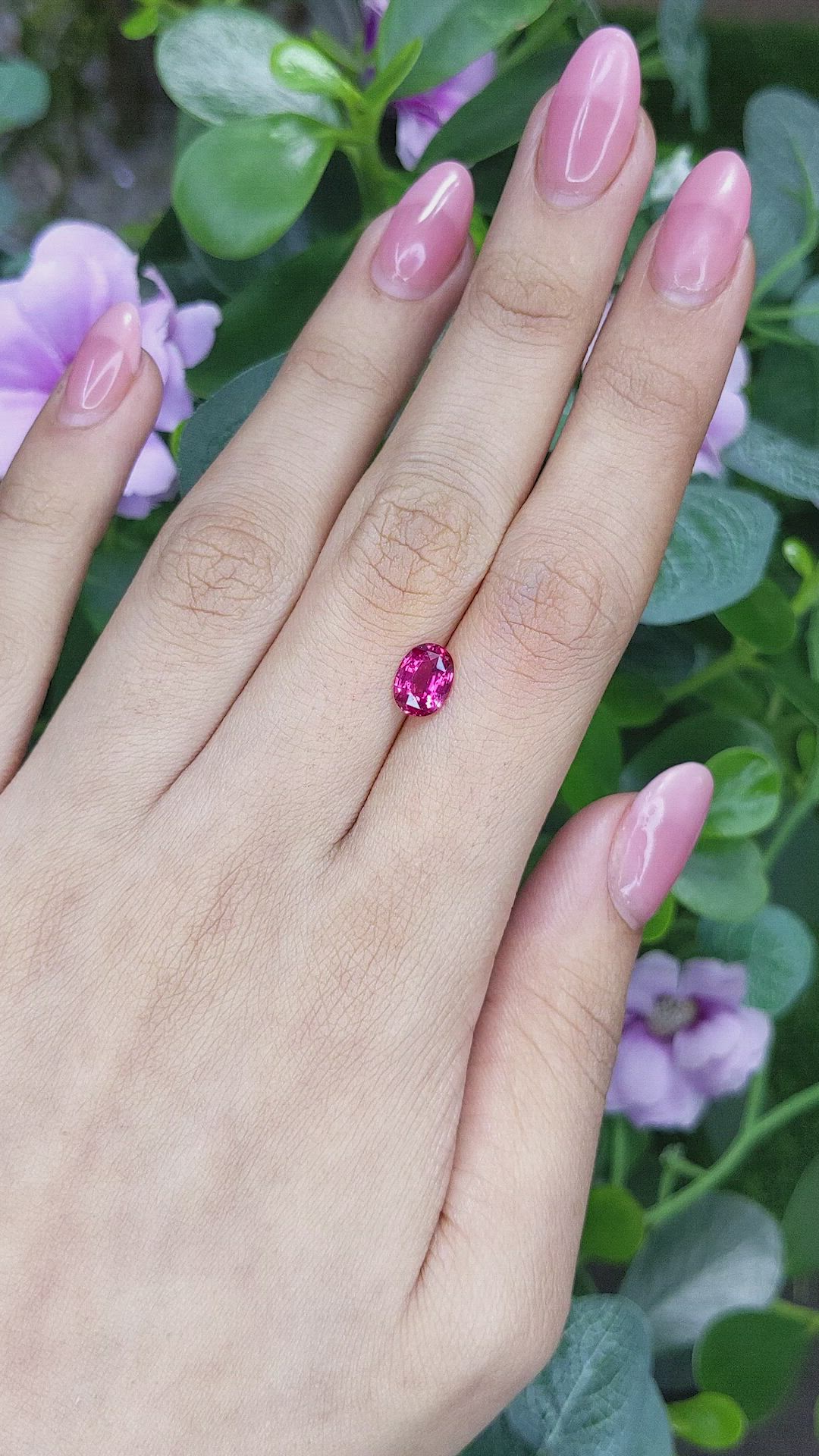 1.62 Ct. Ruby from Mozambique Size Video