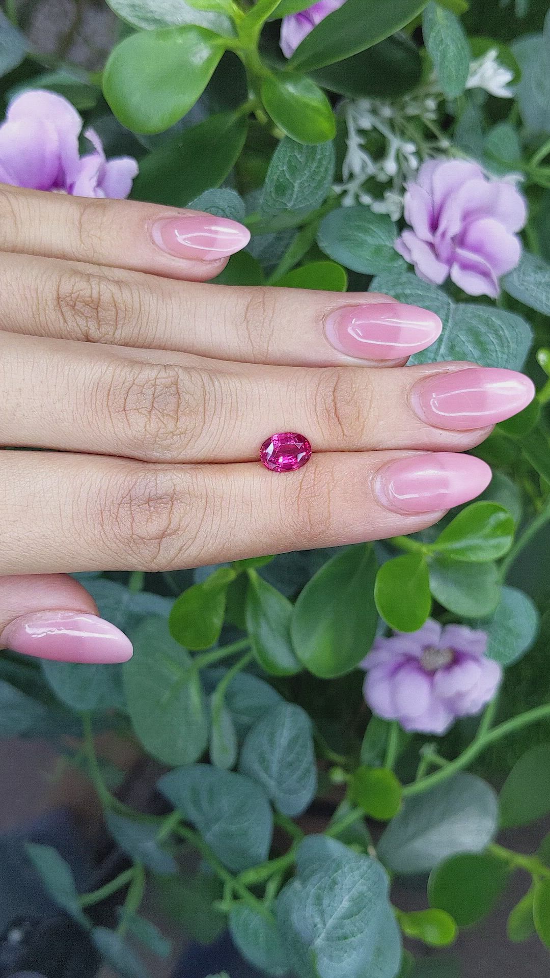1.62 Ct. Ruby from Mozambique Size Video