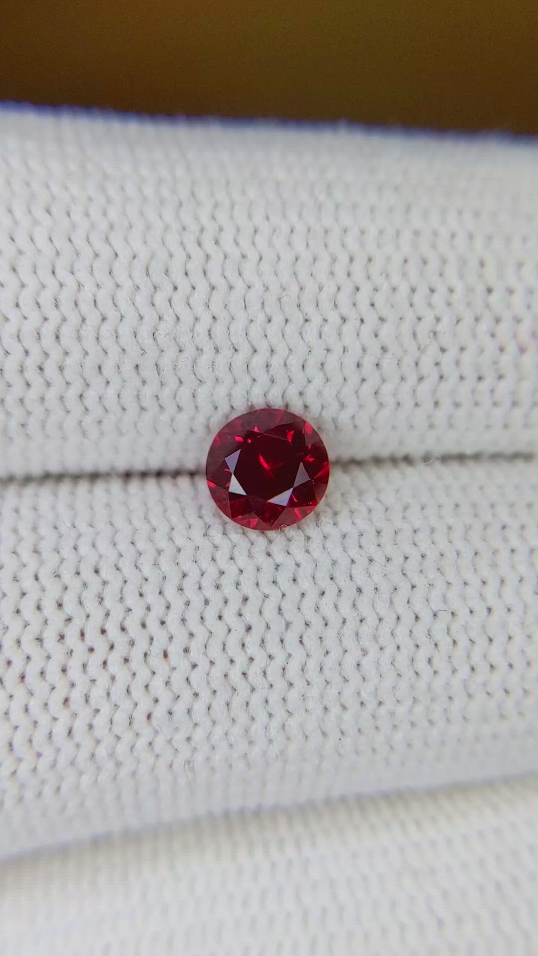 0.75 Ct. Ruby from Mozambique Size Video