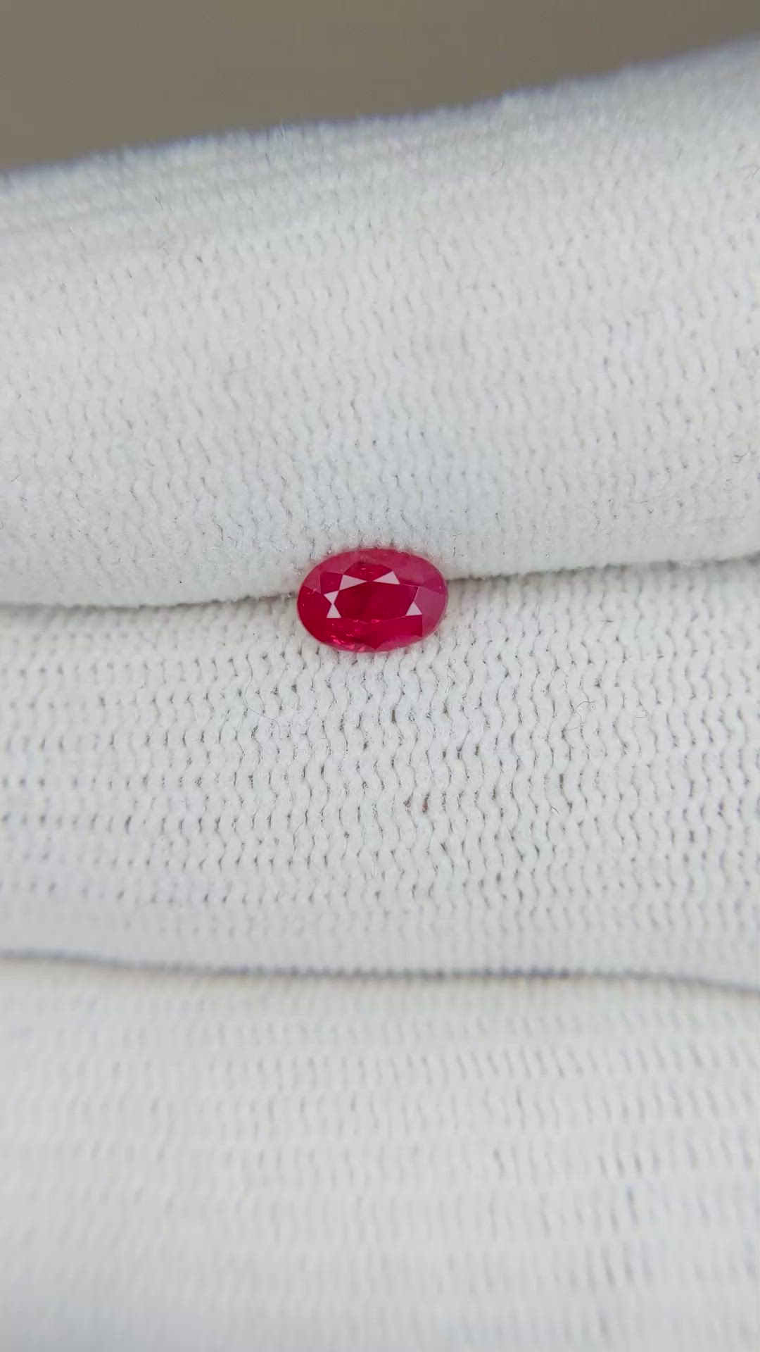 0.58 Ct. Ruby from Burma (Myanmar) Size Video