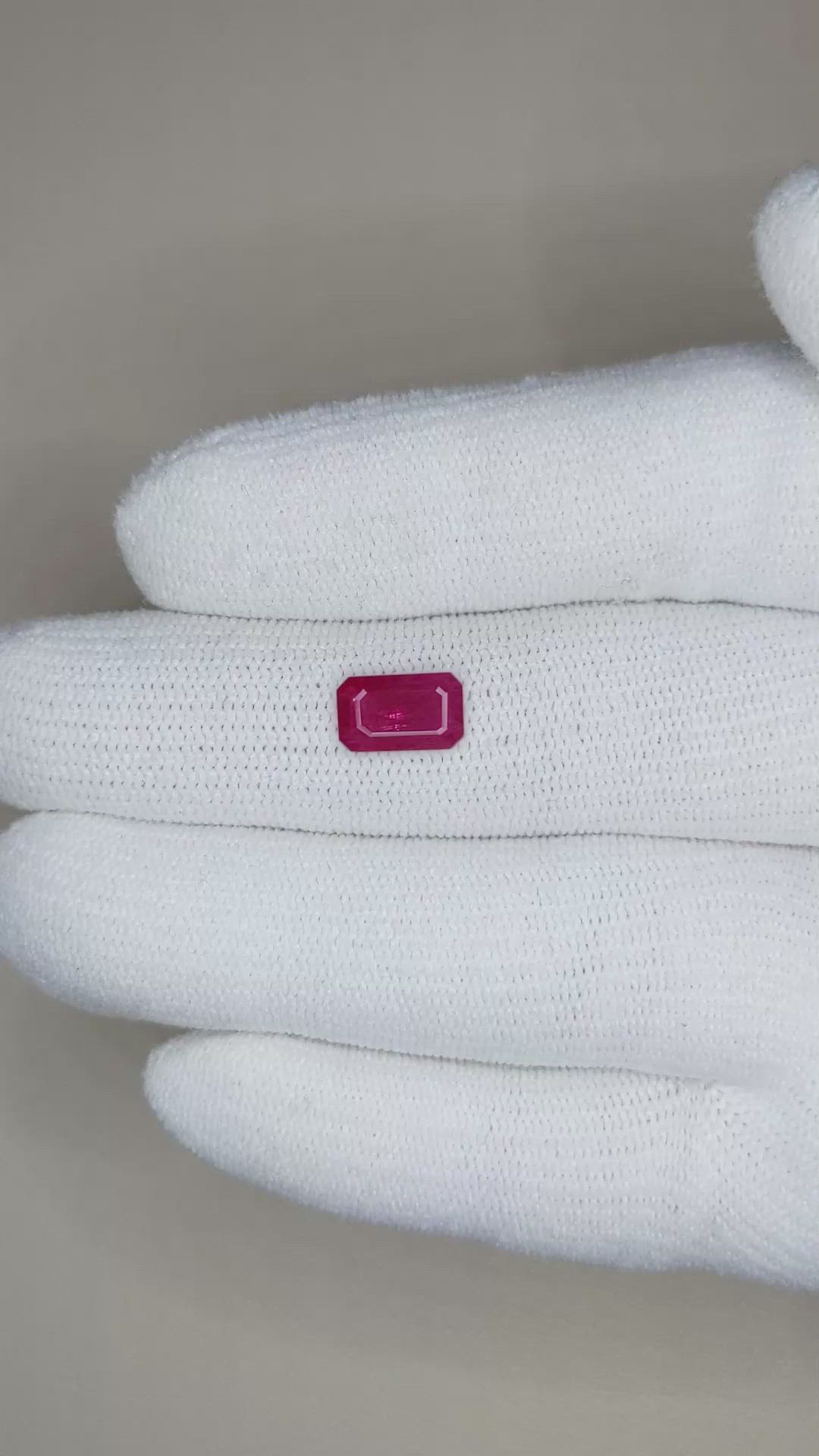 1.20 Ct. Ruby from Burma (Myanmar) Size Video