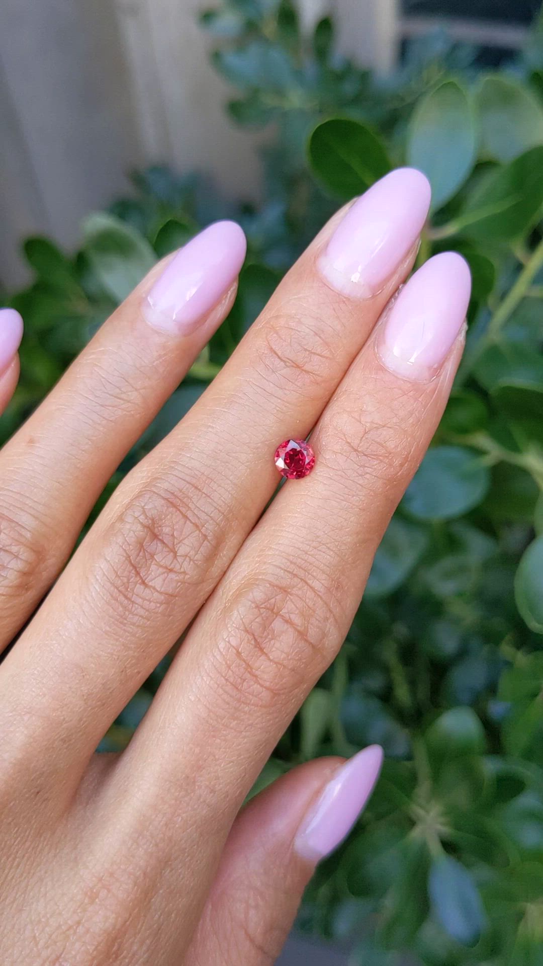 0.56 Ct. Ruby from Mozambique Size Video