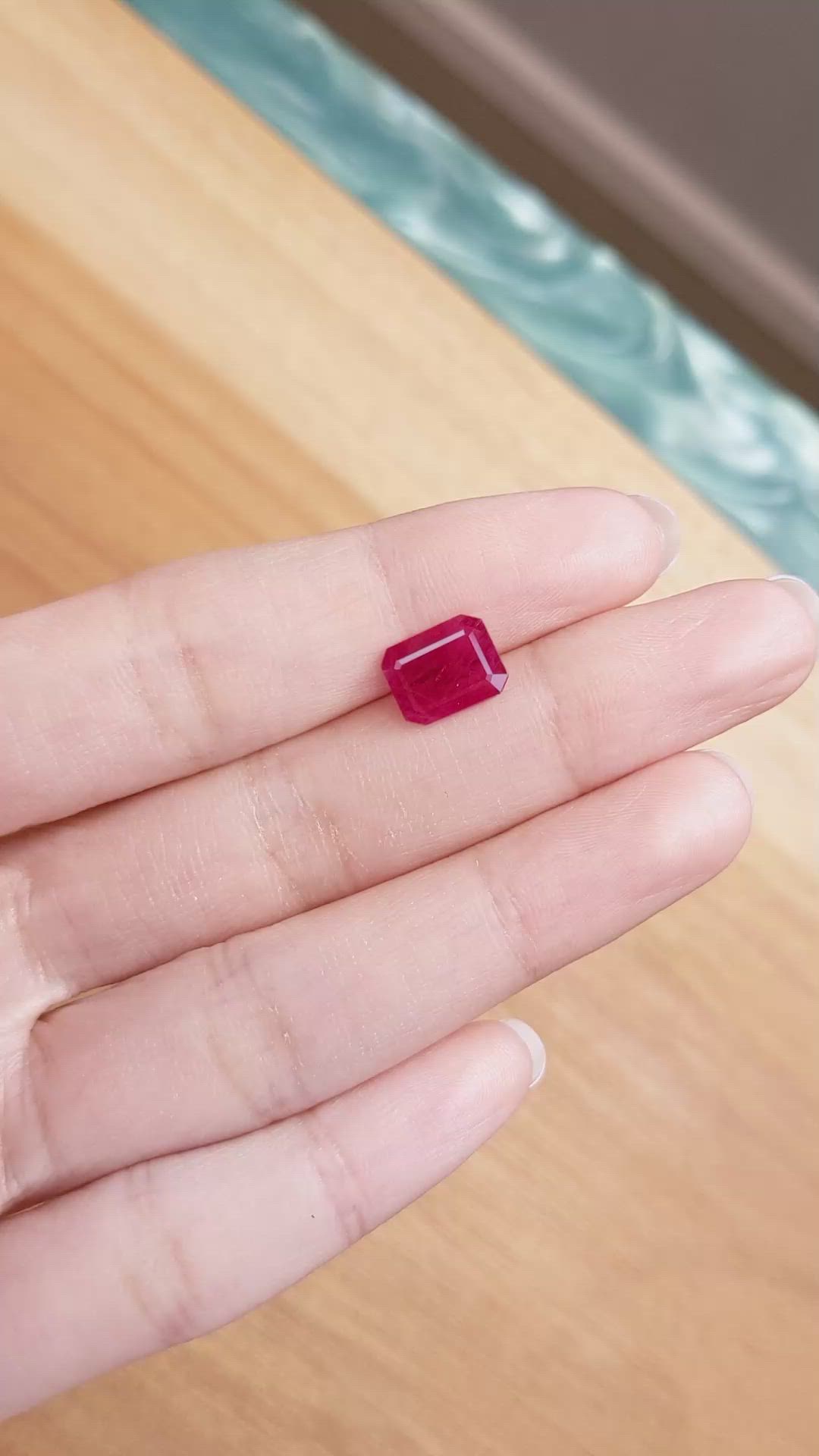 2.71 Ct. Ruby from Burma (Myanmar) Size Video