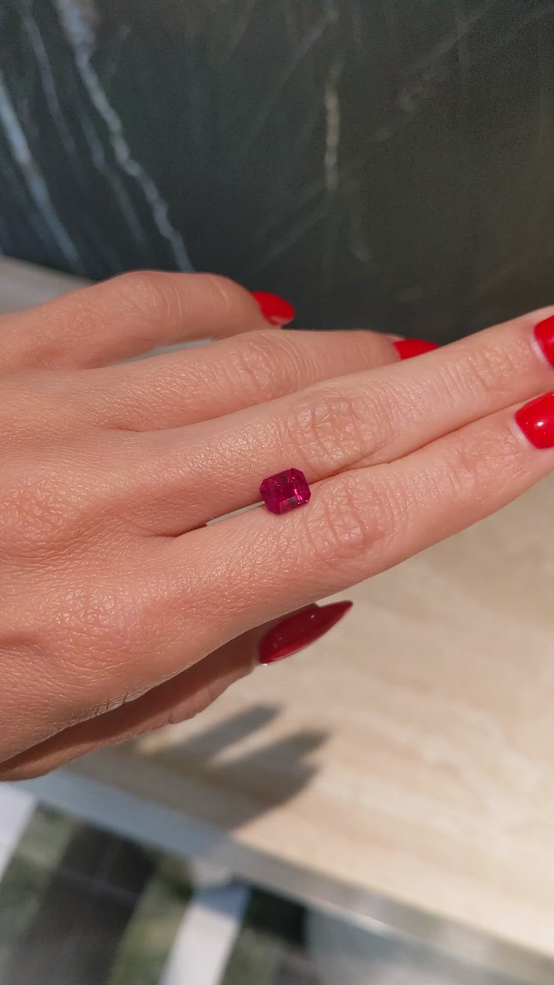 2.03 Ct. Ruby from Burma (Myanmar) Size Video