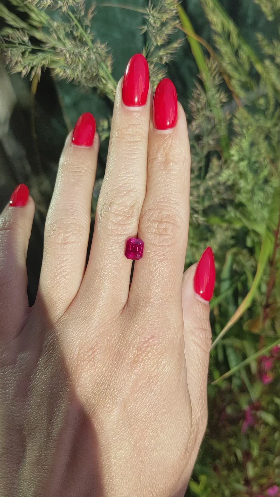 2.03 Ct. Ruby from Burma (Myanmar) Size Video